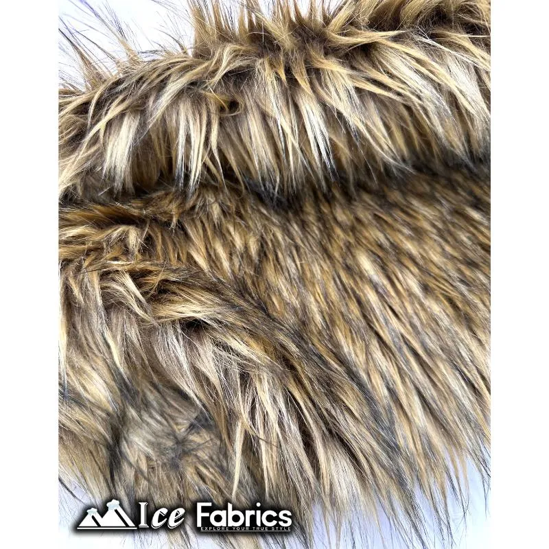 Coyote Long Pile Faux Fur Fabric | Fur Material