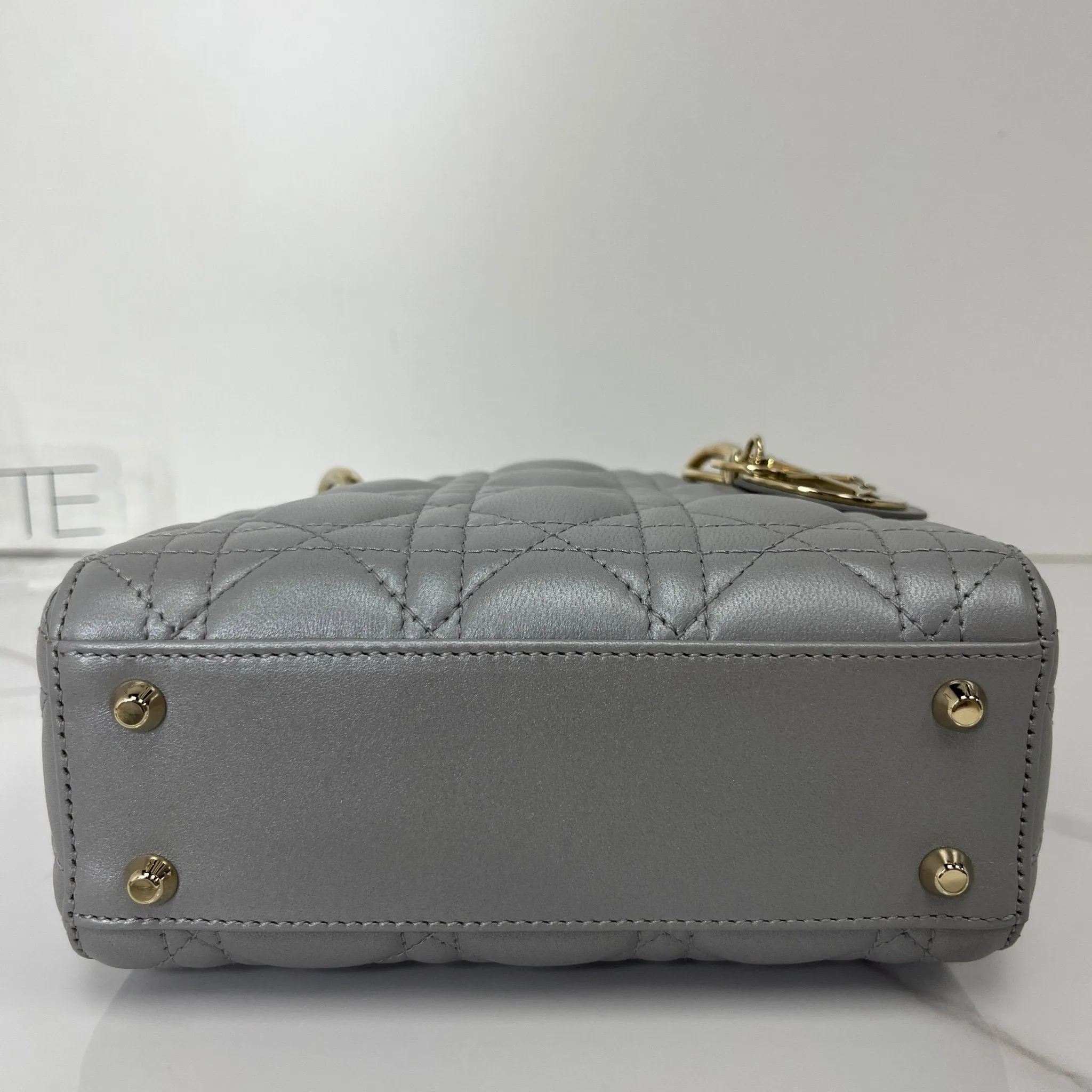 Dior Mini Lady Dior - Grey