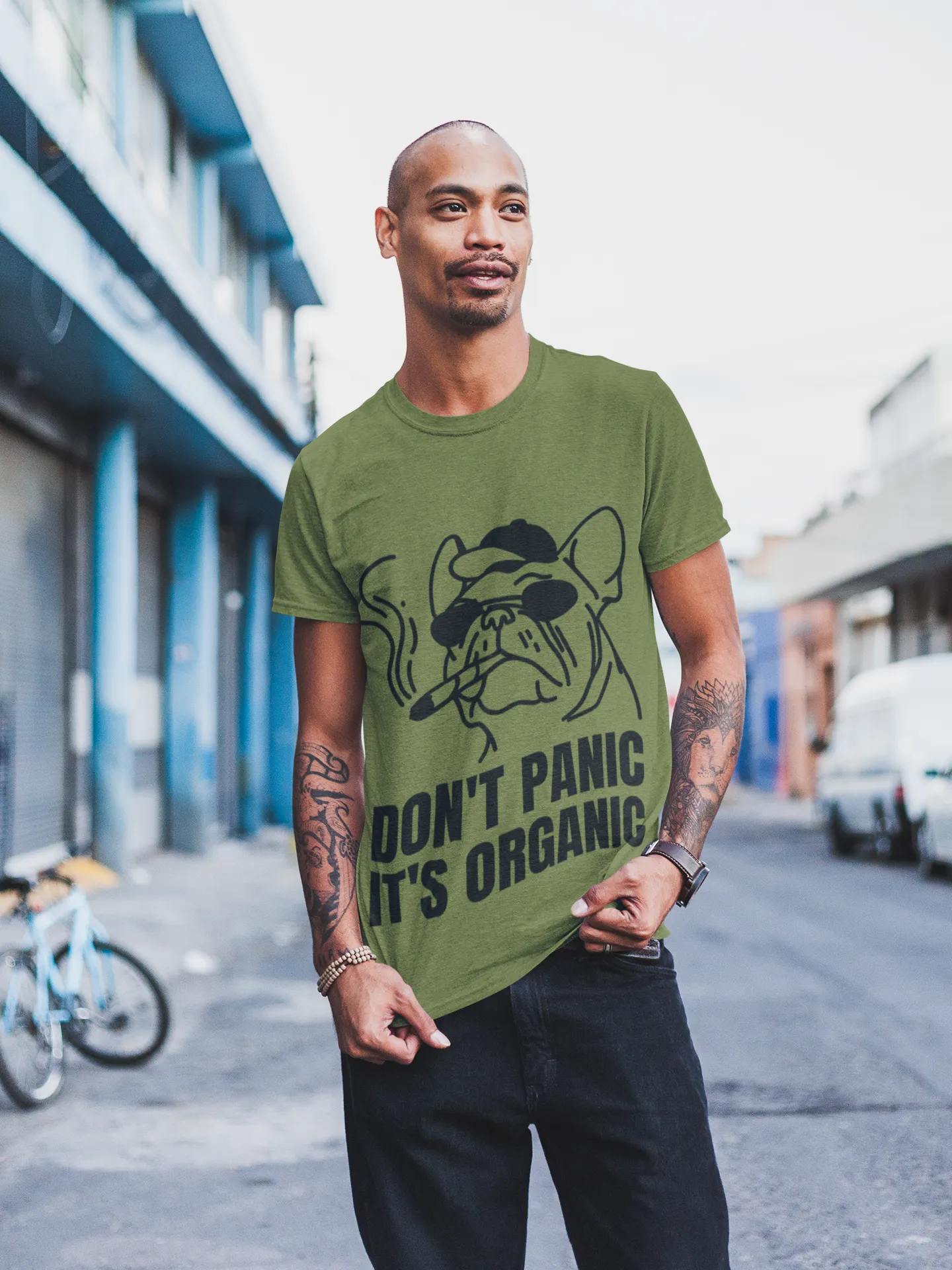 Don't Panic It's Organic Cannabis T-Shirt