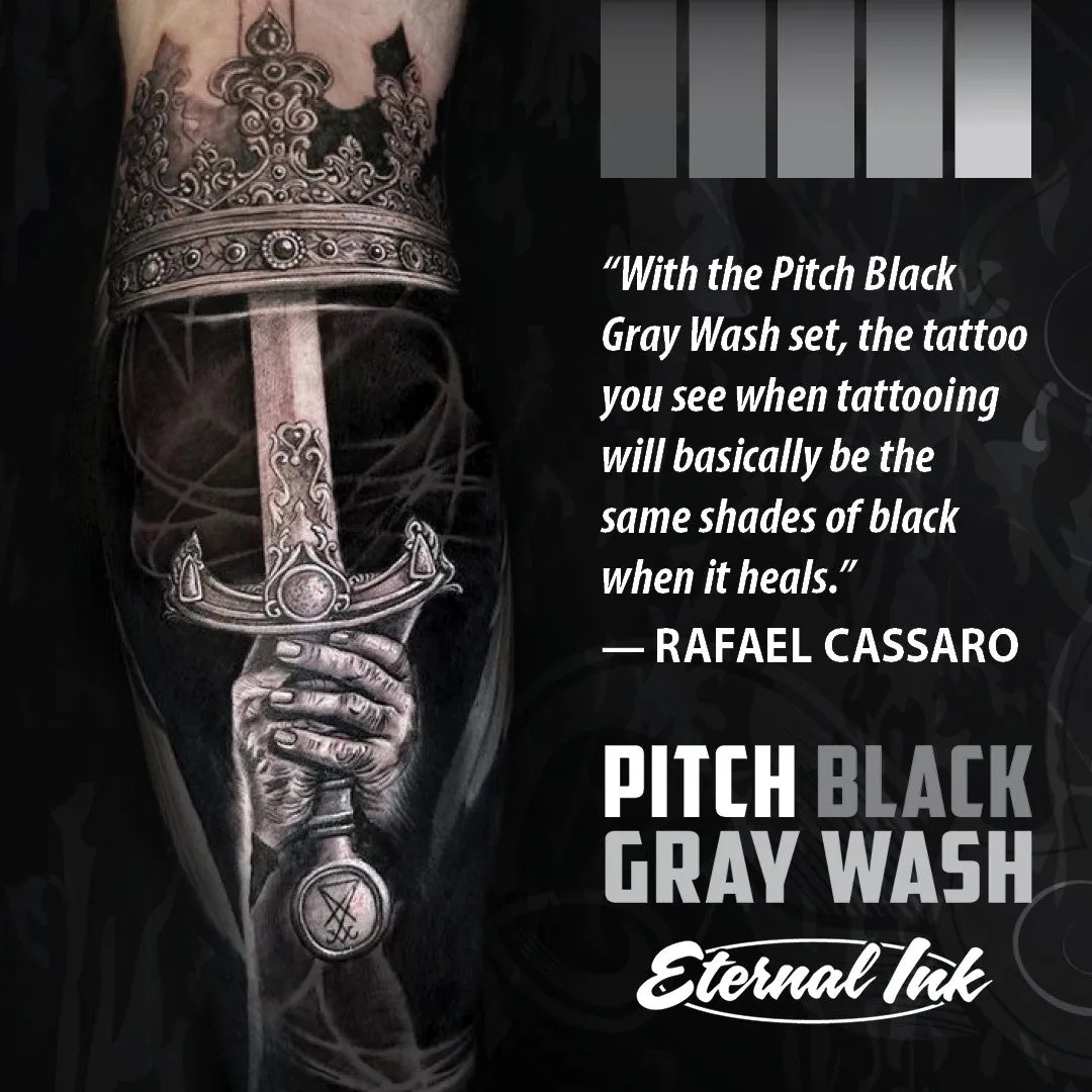 Eternal Ink - Pitch Black - Gray Wash Extra Light