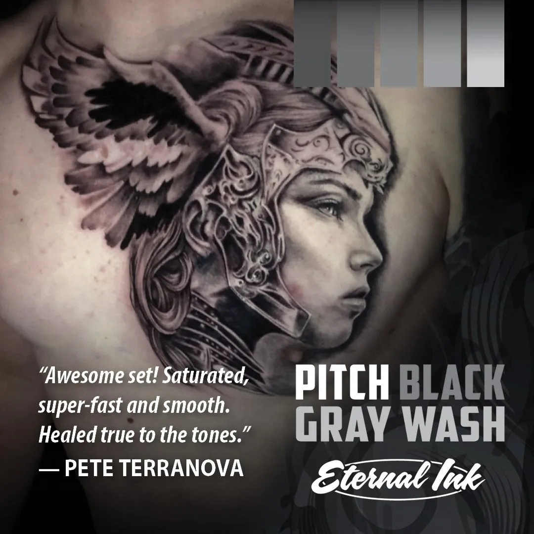 Eternal Ink - Pitch Black - Gray Wash Extra Light