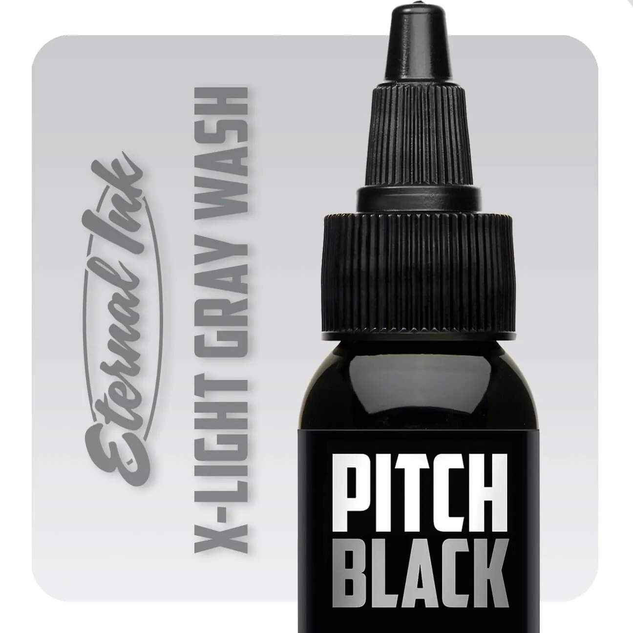 Eternal Ink - Pitch Black - Gray Wash Extra Light