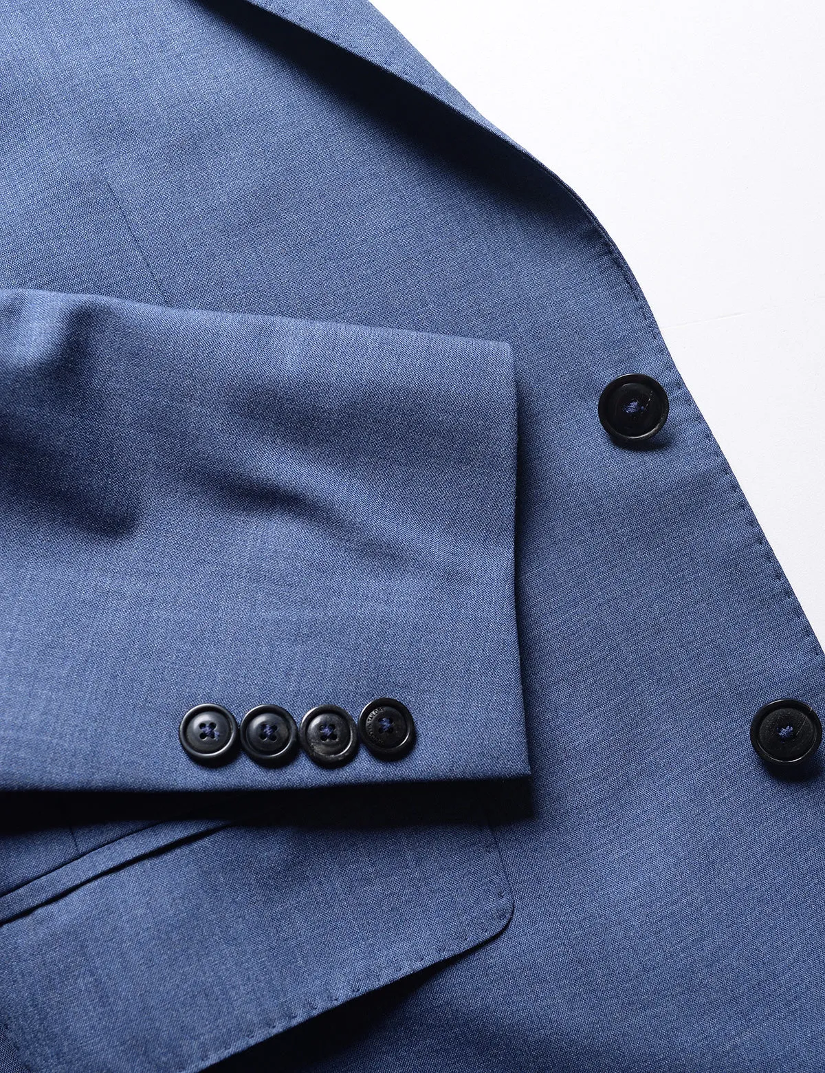 FINAL SALE: BKT50 Tailored Jacket in Heathered Wool - San Marino Blue