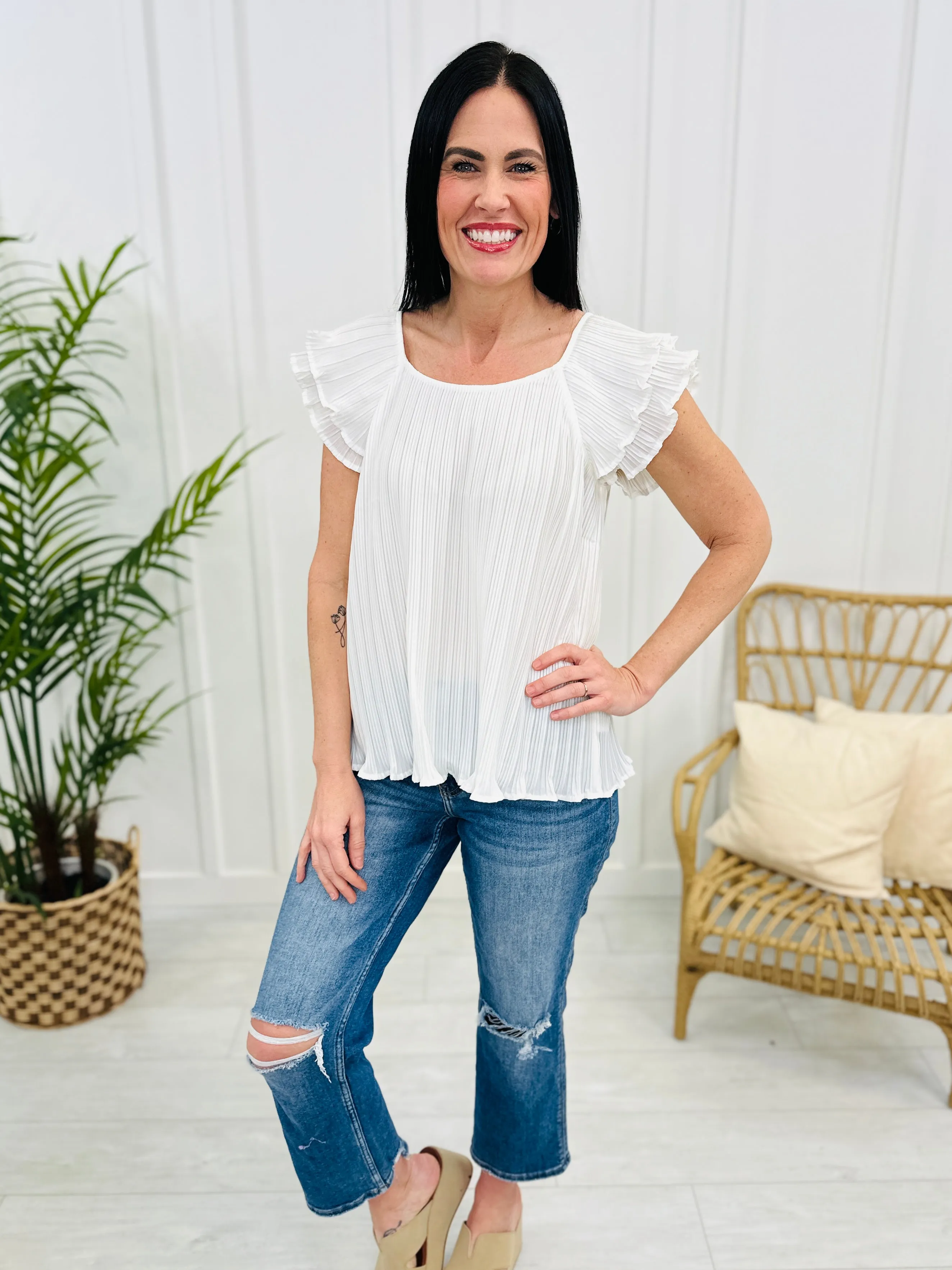 Flattering Style Top- Multiple Colors!