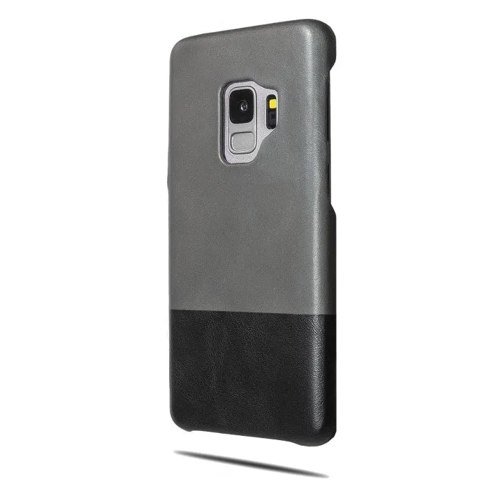 Fossil Gray & Crow Black Samsung Galaxy S9 Leather Case