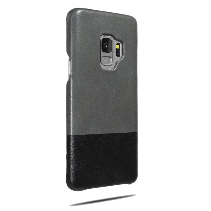 Fossil Gray & Crow Black Samsung Galaxy S9 Leather Case