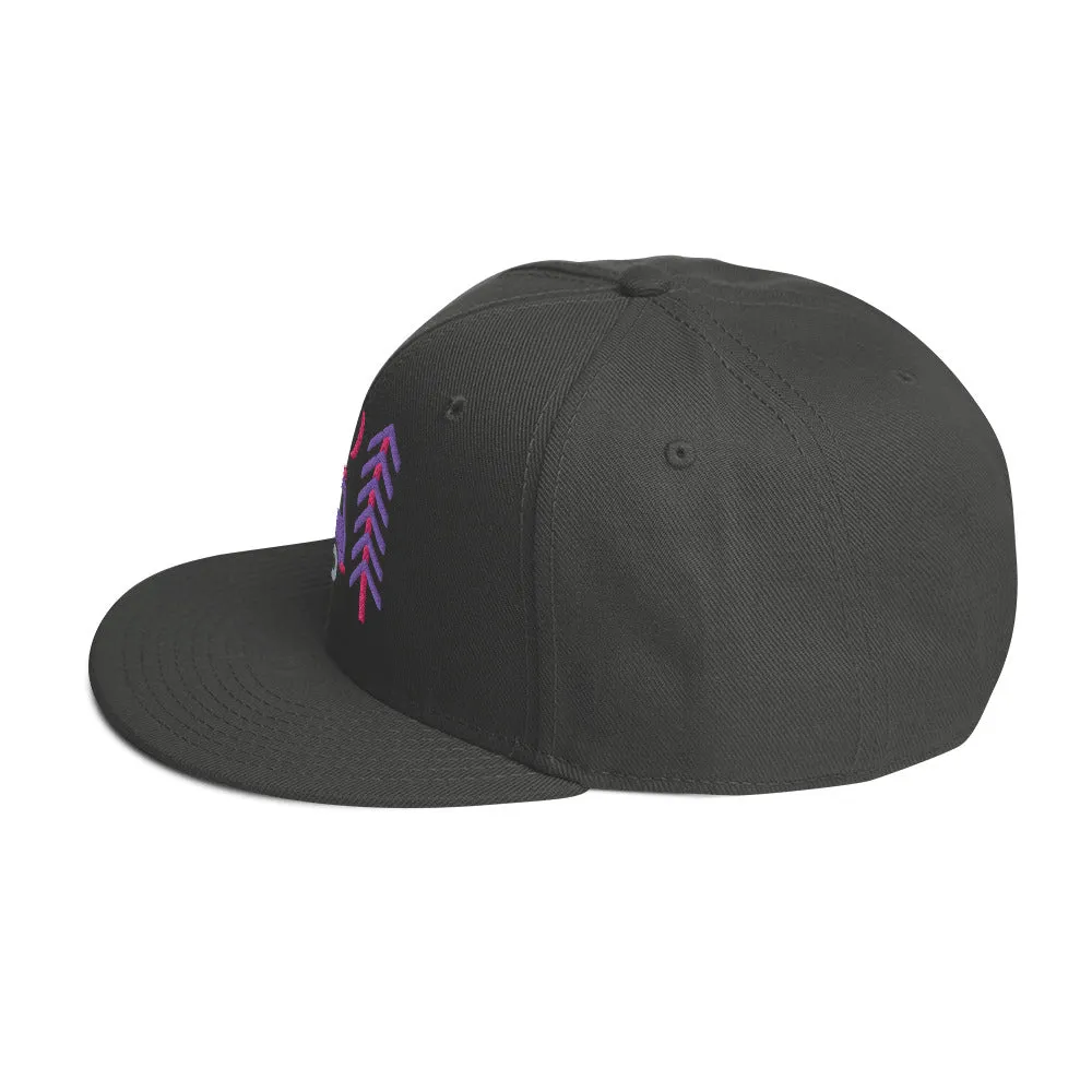 Go Outside Van & Moon Snapback Hat