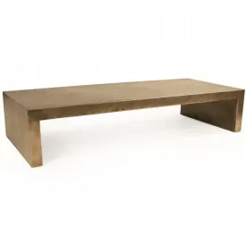 Gold Glam Iron Coffee Table