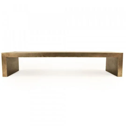 Gold Glam Iron Coffee Table