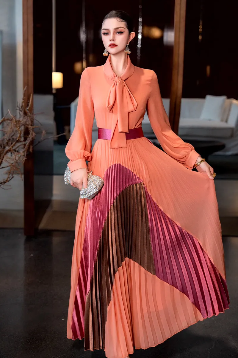 Graceful Evening Long Sleeve Maxi Dress