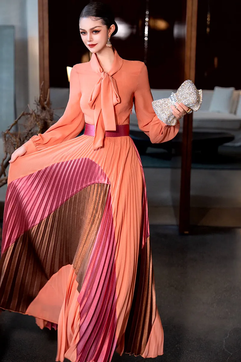 Graceful Evening Long Sleeve Maxi Dress