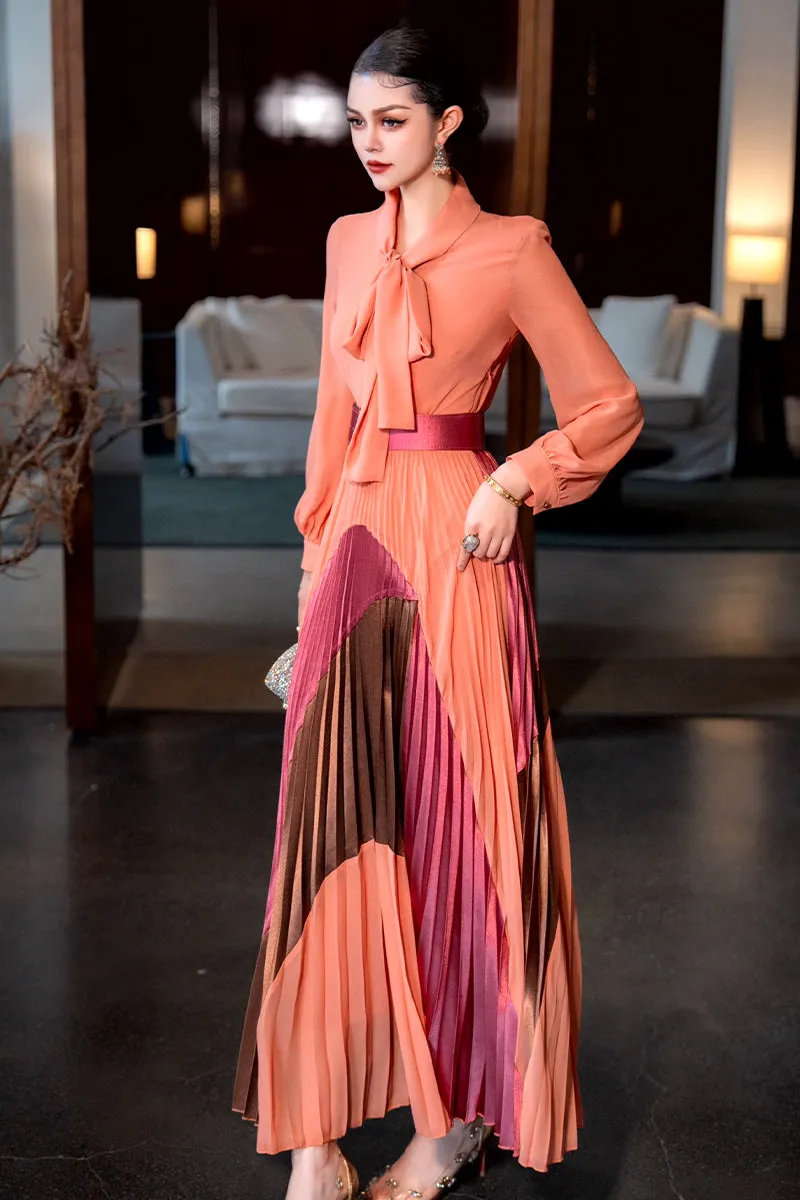 Graceful Evening Long Sleeve Maxi Dress