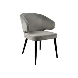 Harlow Dining Chair - Grey Velvet