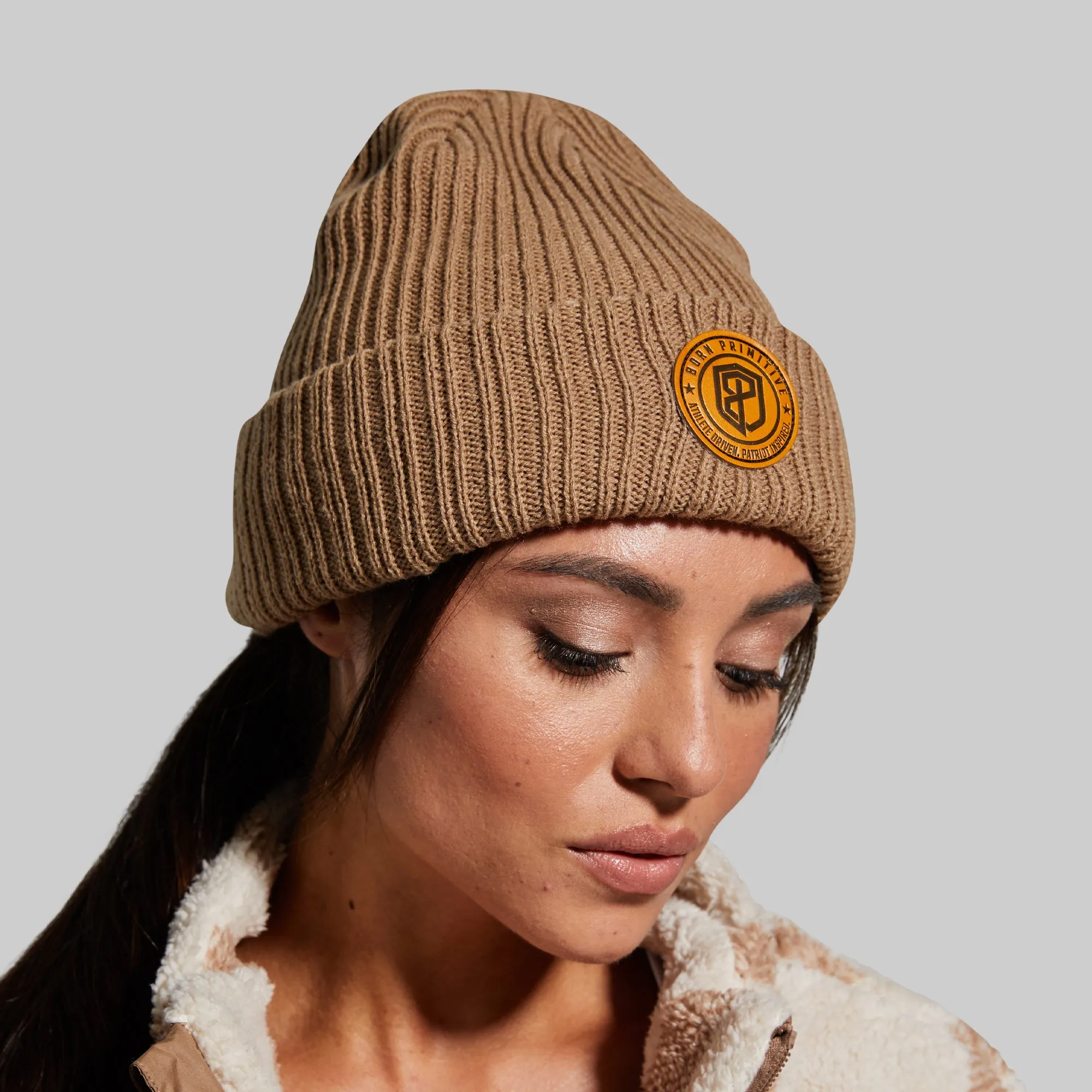 Heritage Knit Beanie (Tiger's Eye)