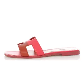 Hermès Bi-Color Oran Sandals