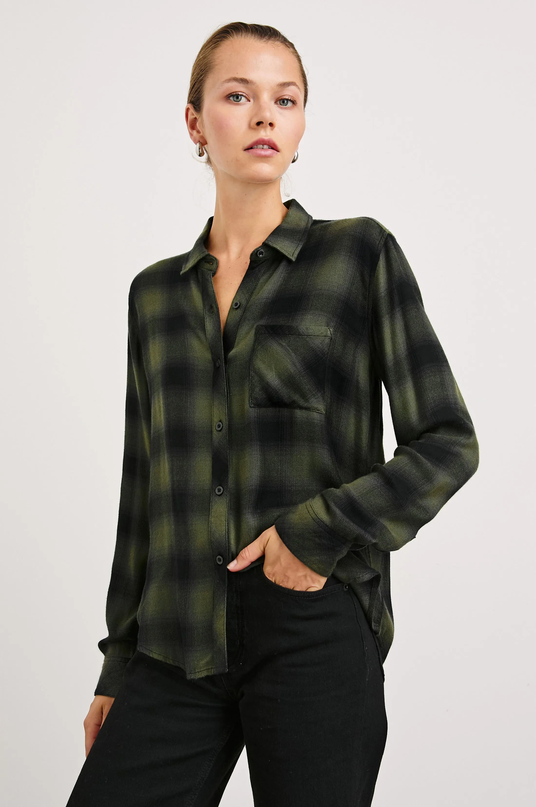 HUNTER SHIRT - OLIVE SHADOW ONYX