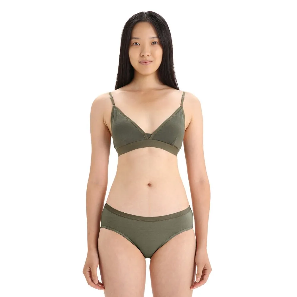 icebreaker Merino Undergarment Women's Siren Padded Bra - Crystal