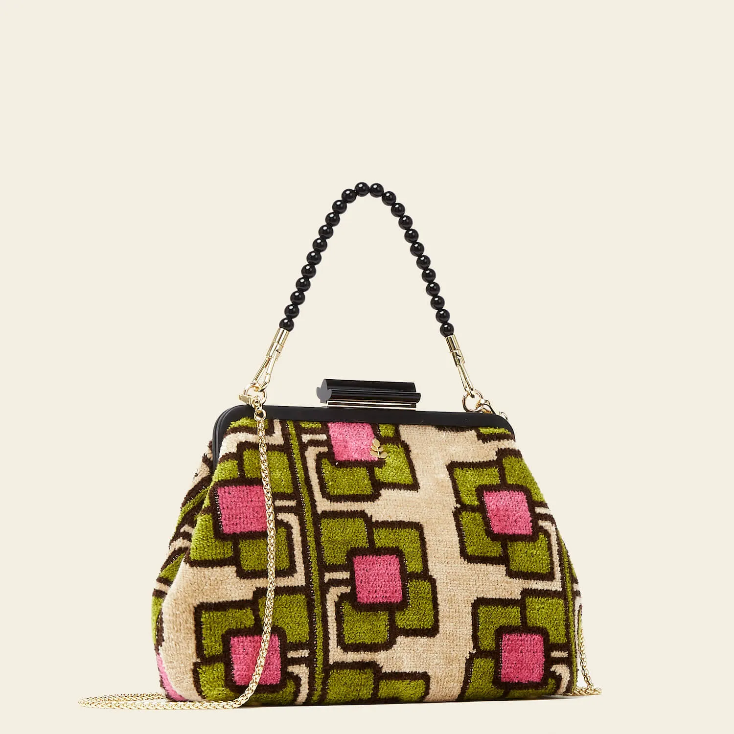 Jenny D Crossbody - Flower Vine Pink