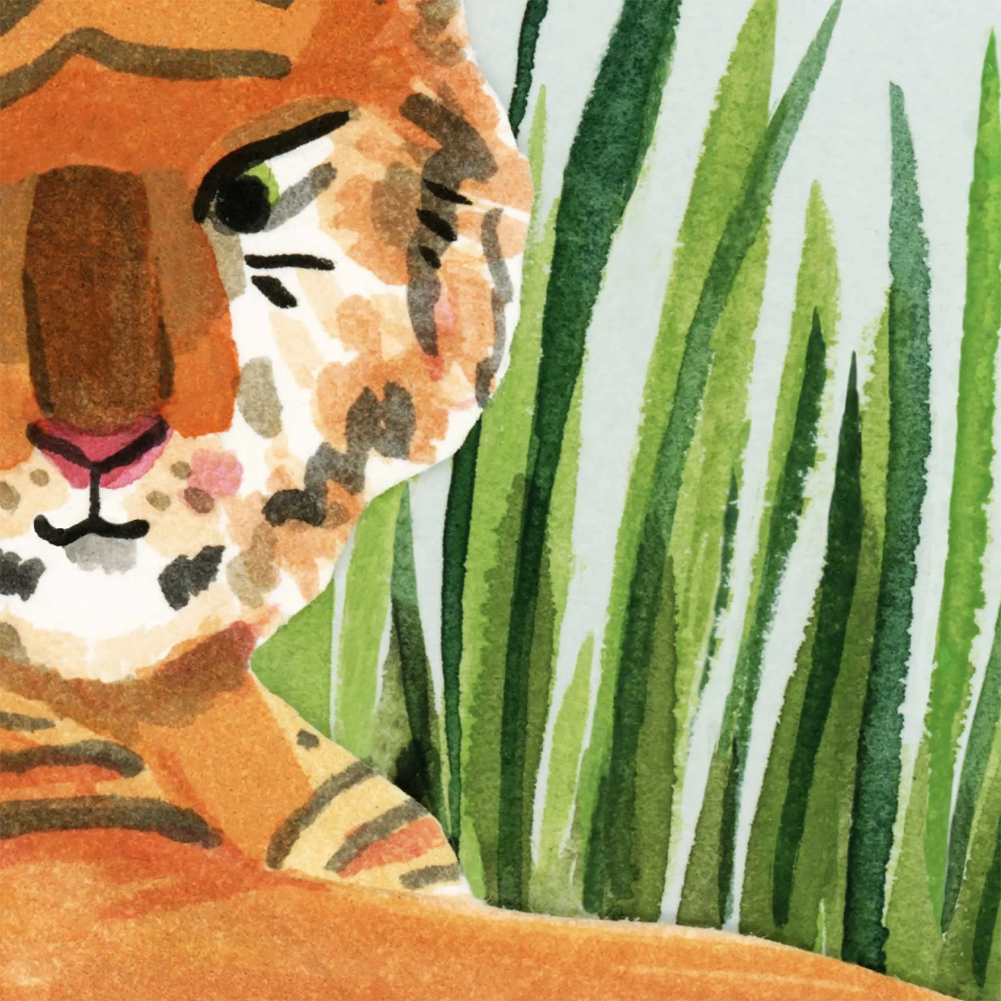 Jungle Tiger / Art Print