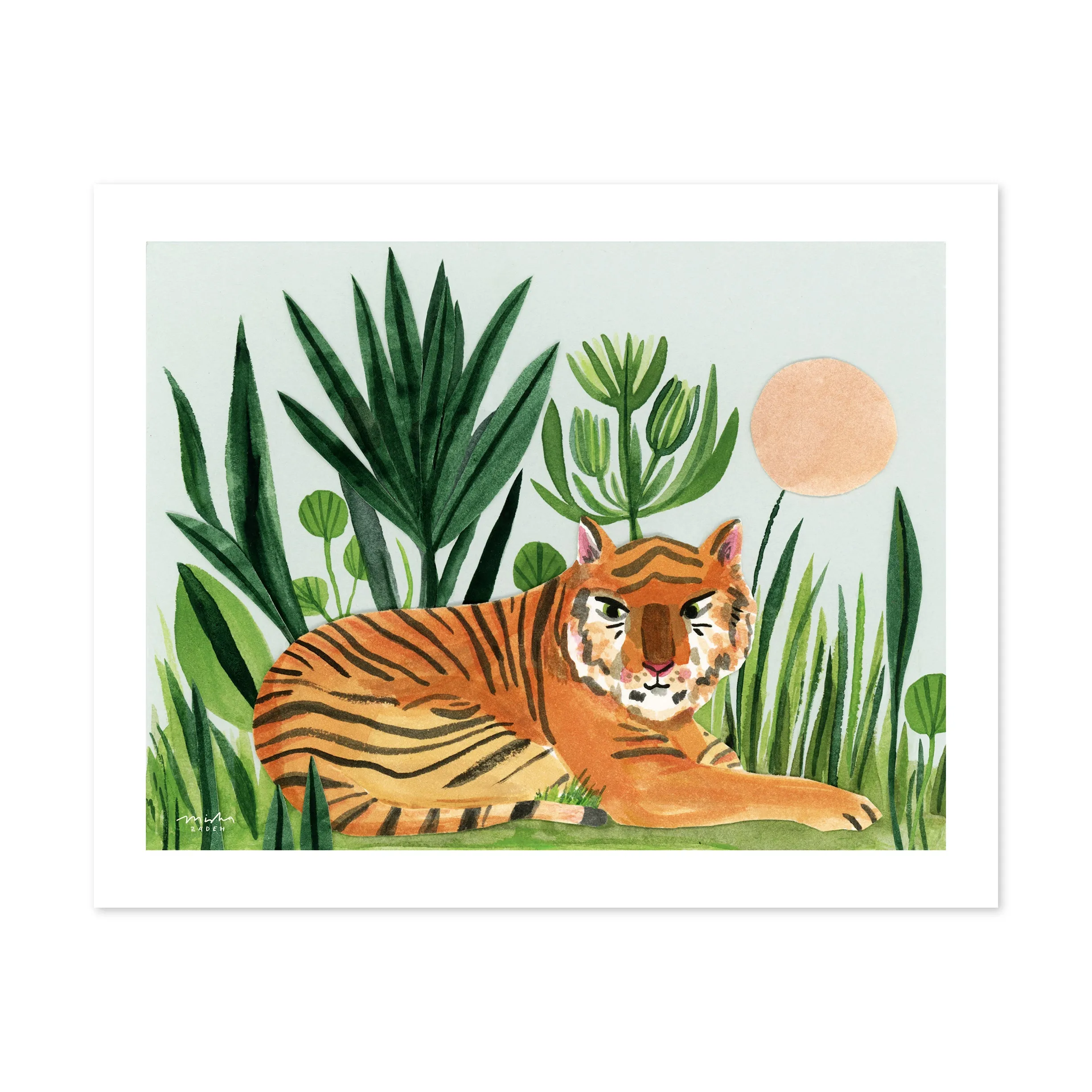 Jungle Tiger / Art Print