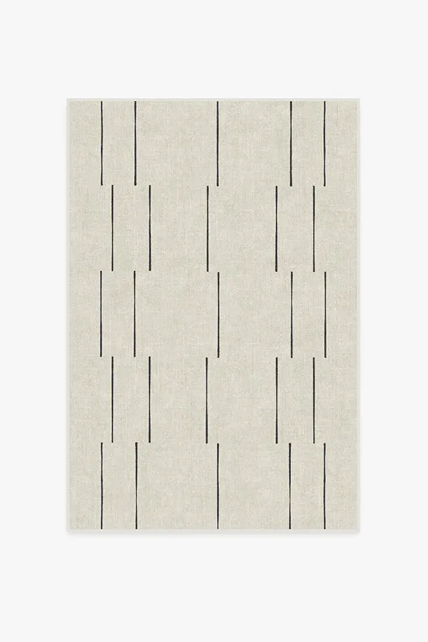 Laurel Black & Ivory Tufted Rug