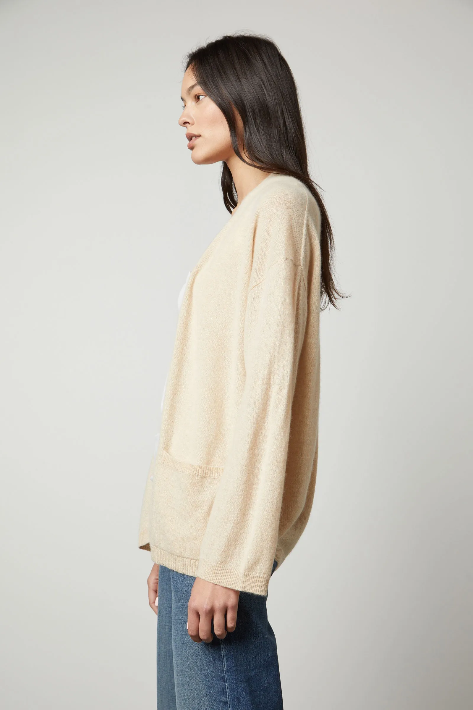 Lila Cashmere Cardigan