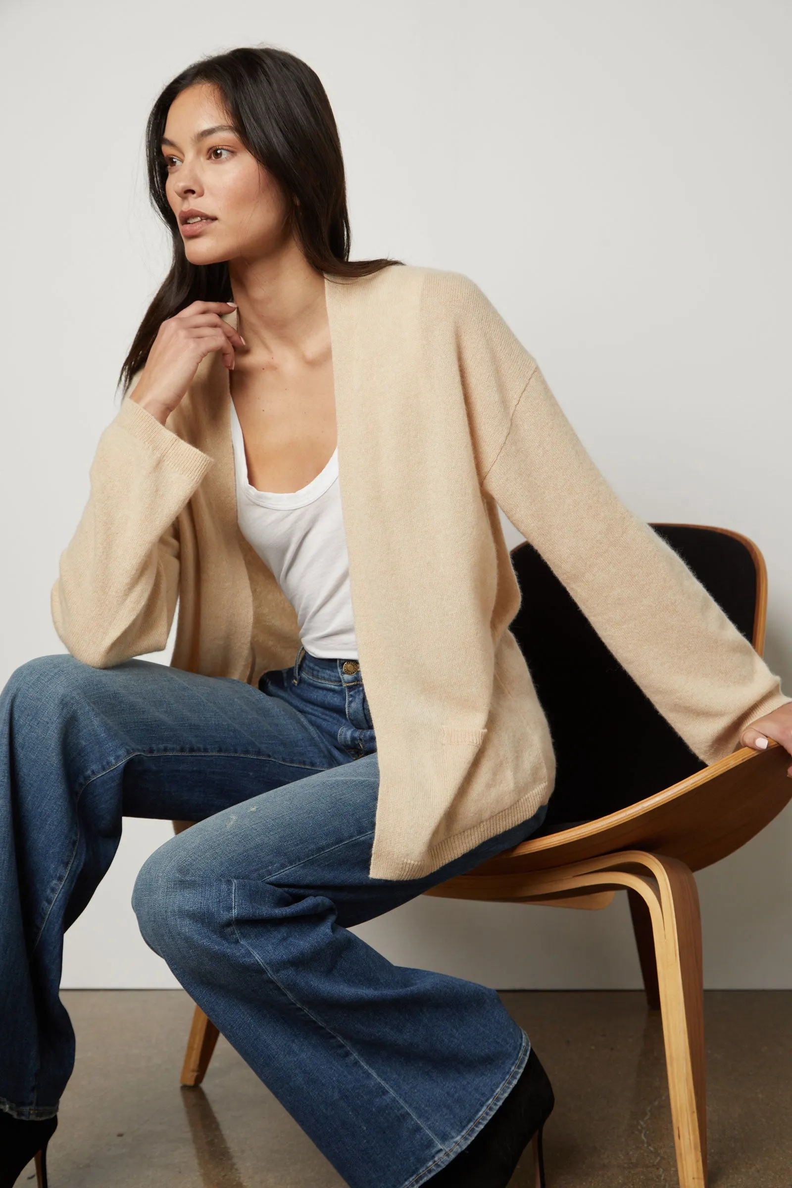 Lila Cashmere Cardigan