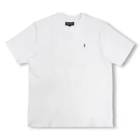 M277 Makobi Layered Jacquard Tee - White