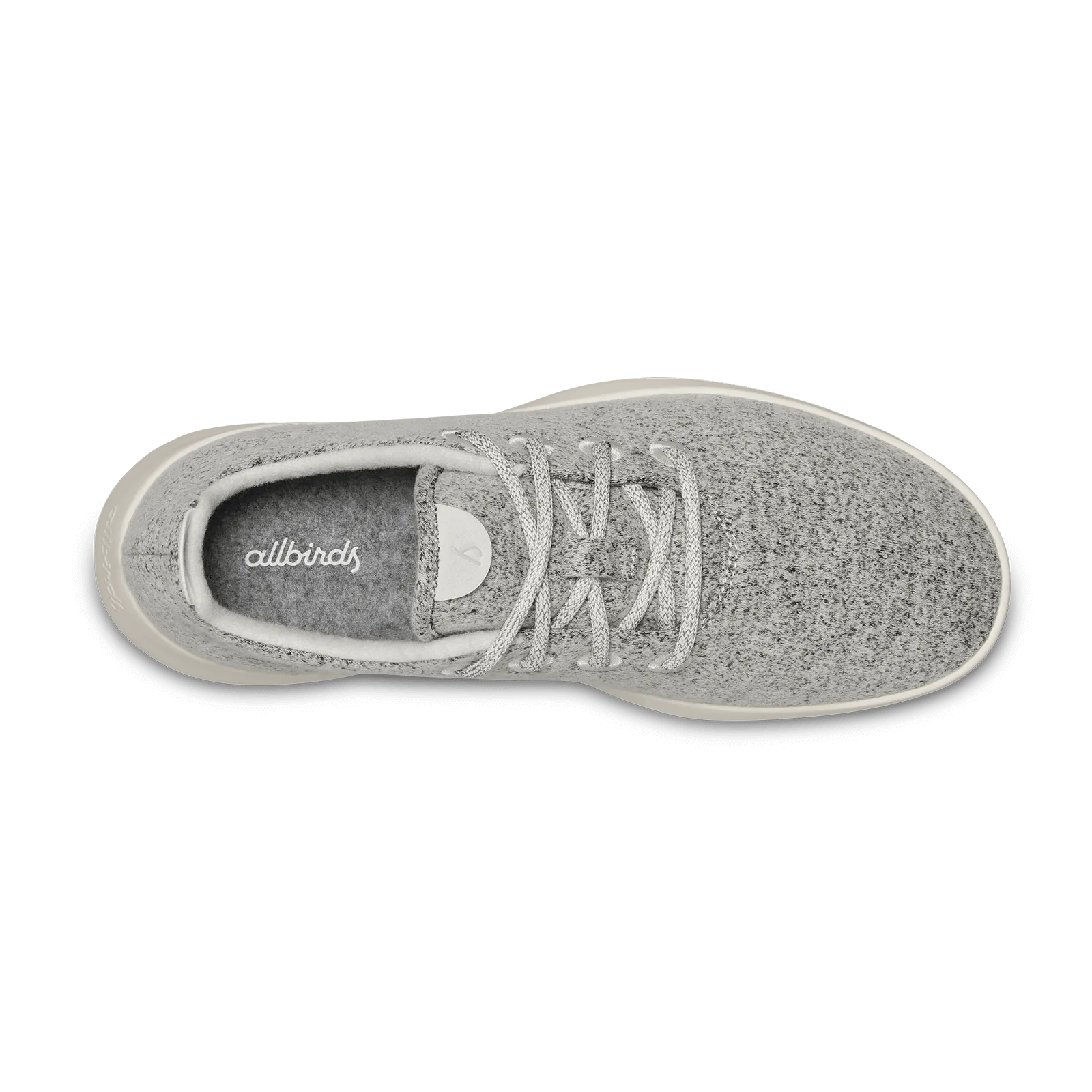 Men's Wool Runners - Dapple Grey (Cream Sole)