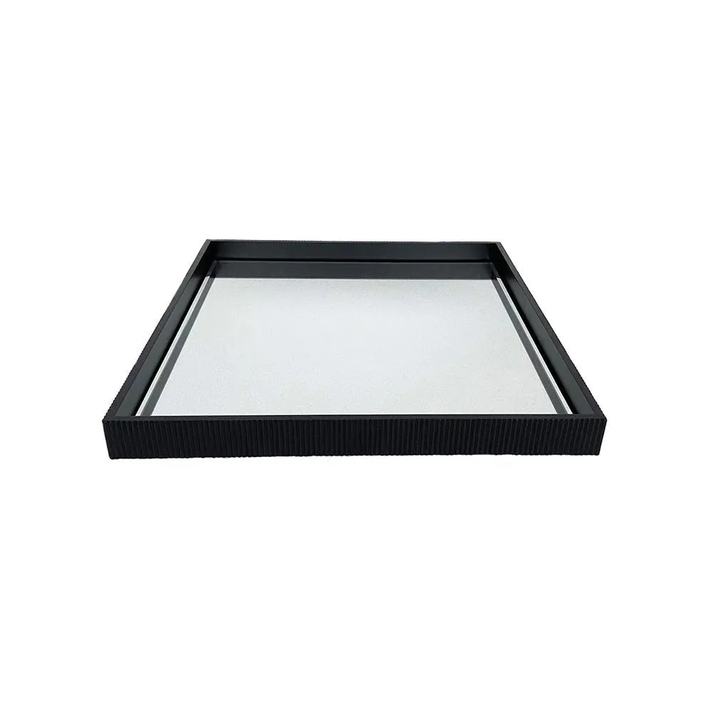 Miles Mirrored Tray - Black Range