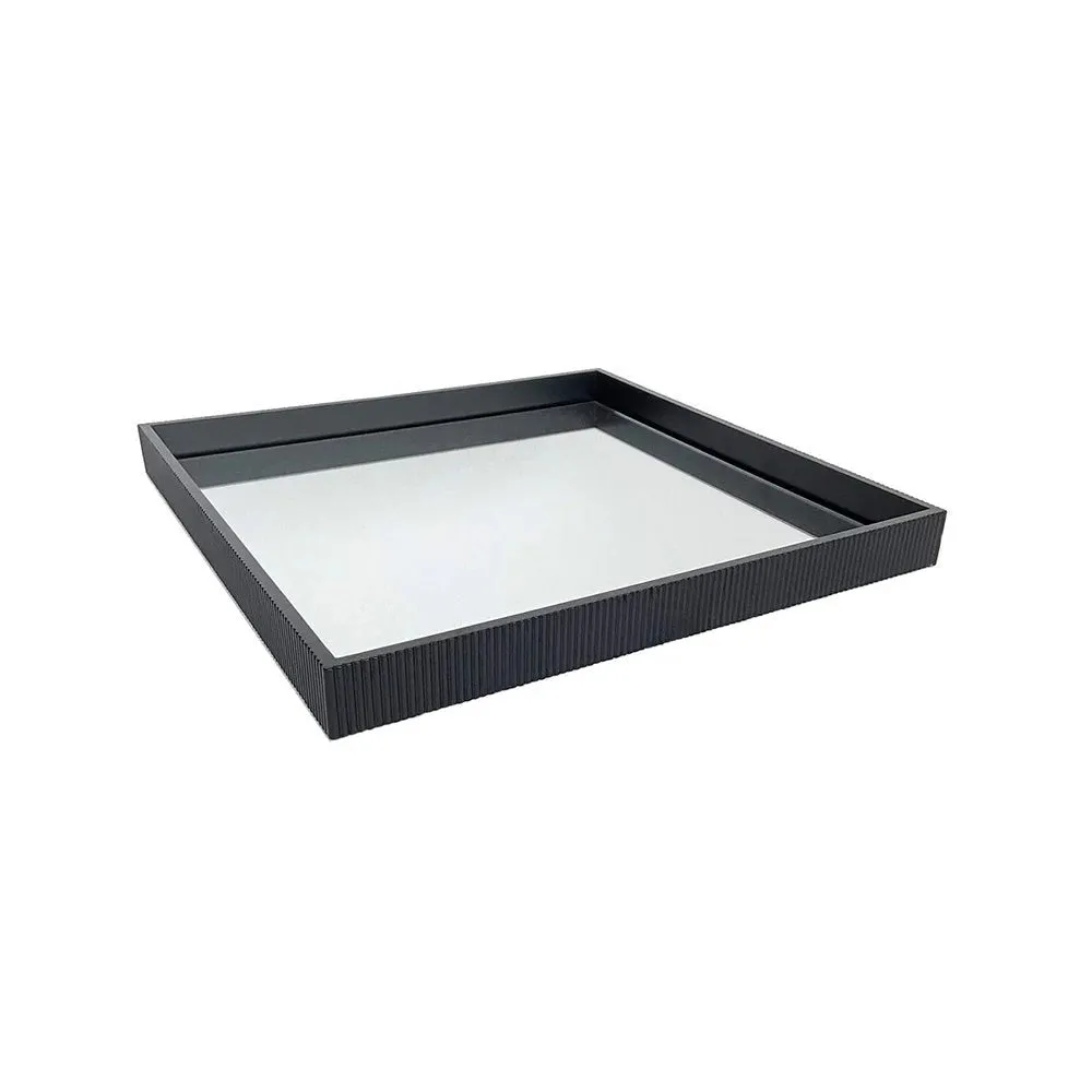 Miles Mirrored Tray - Black Range