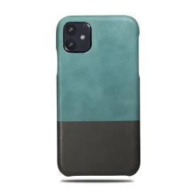 Ocean Blue & Pebble Gray iPhone 11 Leather Case