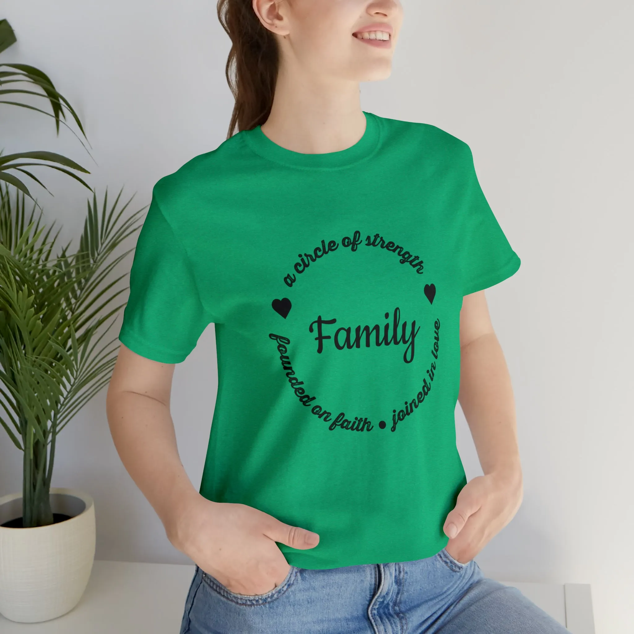 "Family" Bella Canvas Unisex Jersey Short Sleeve Tee