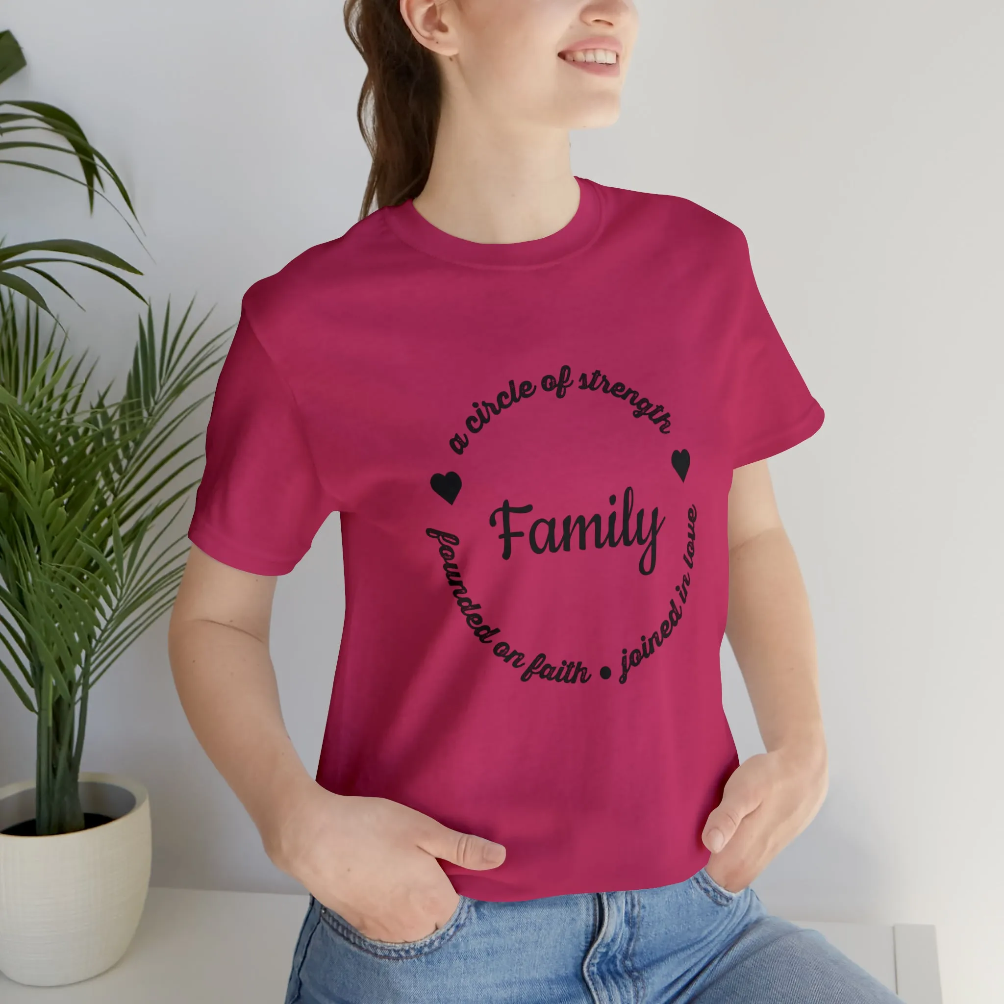 "Family" Bella Canvas Unisex Jersey Short Sleeve Tee