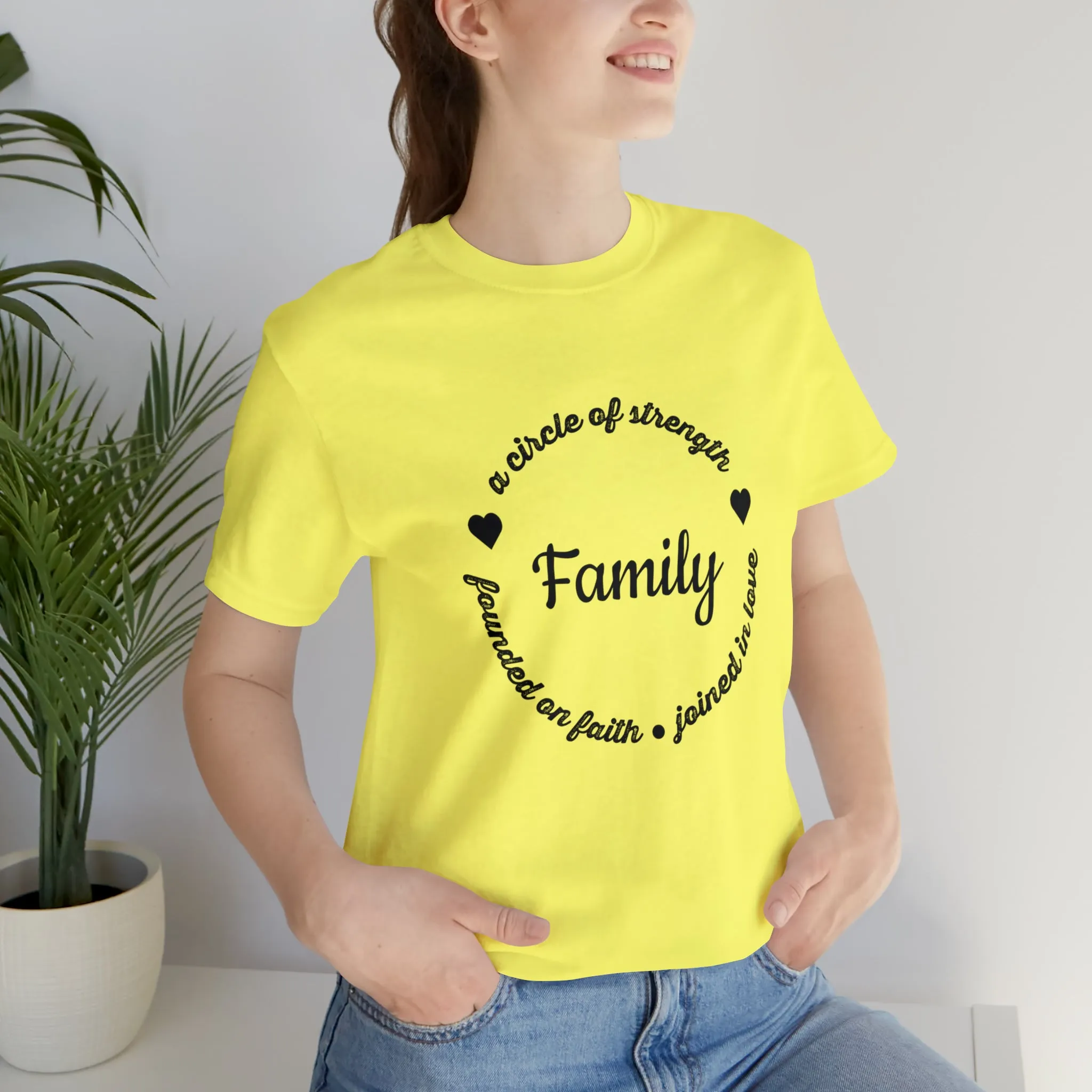 "Family" Bella Canvas Unisex Jersey Short Sleeve Tee