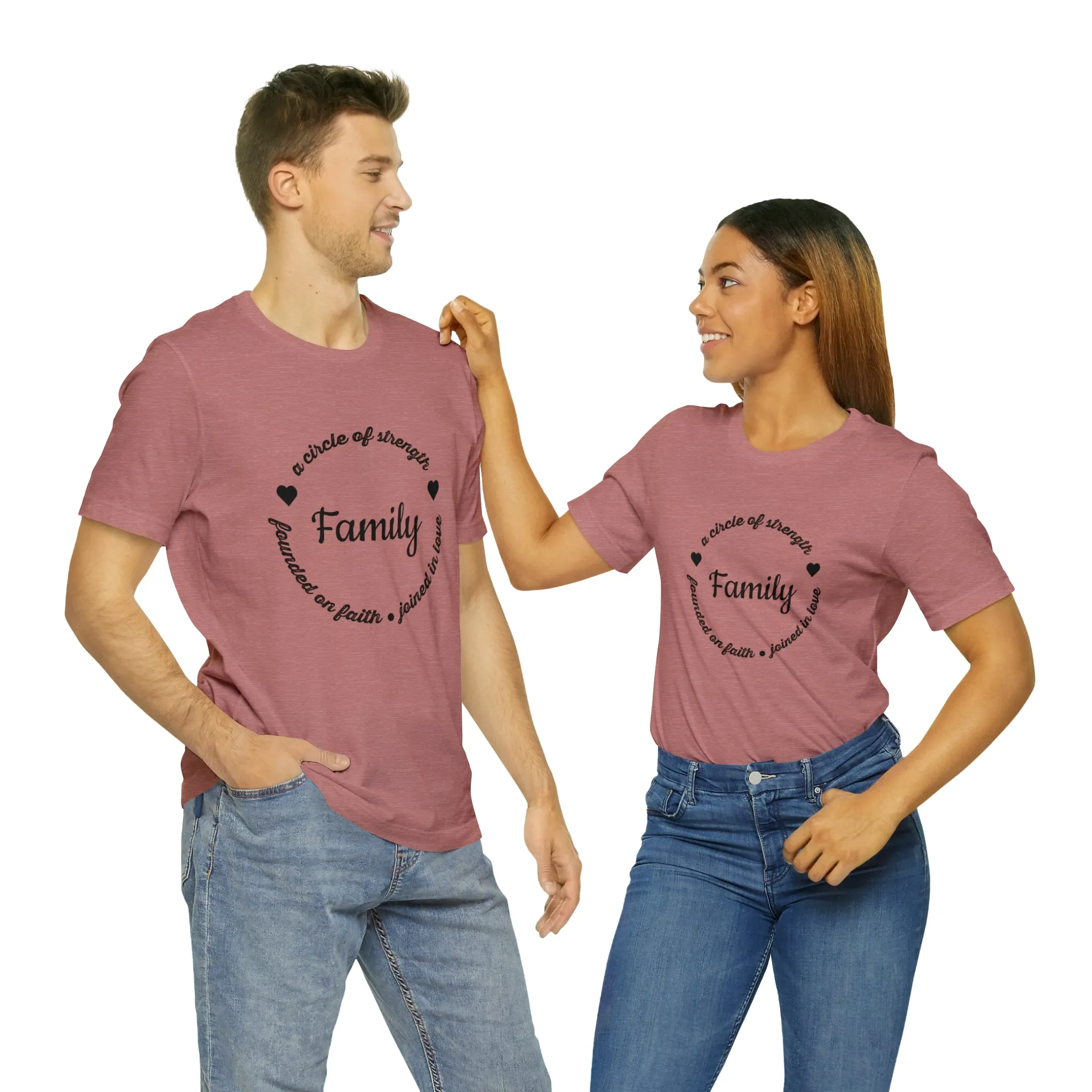 "Family" Bella Canvas Unisex Jersey Short Sleeve Tee