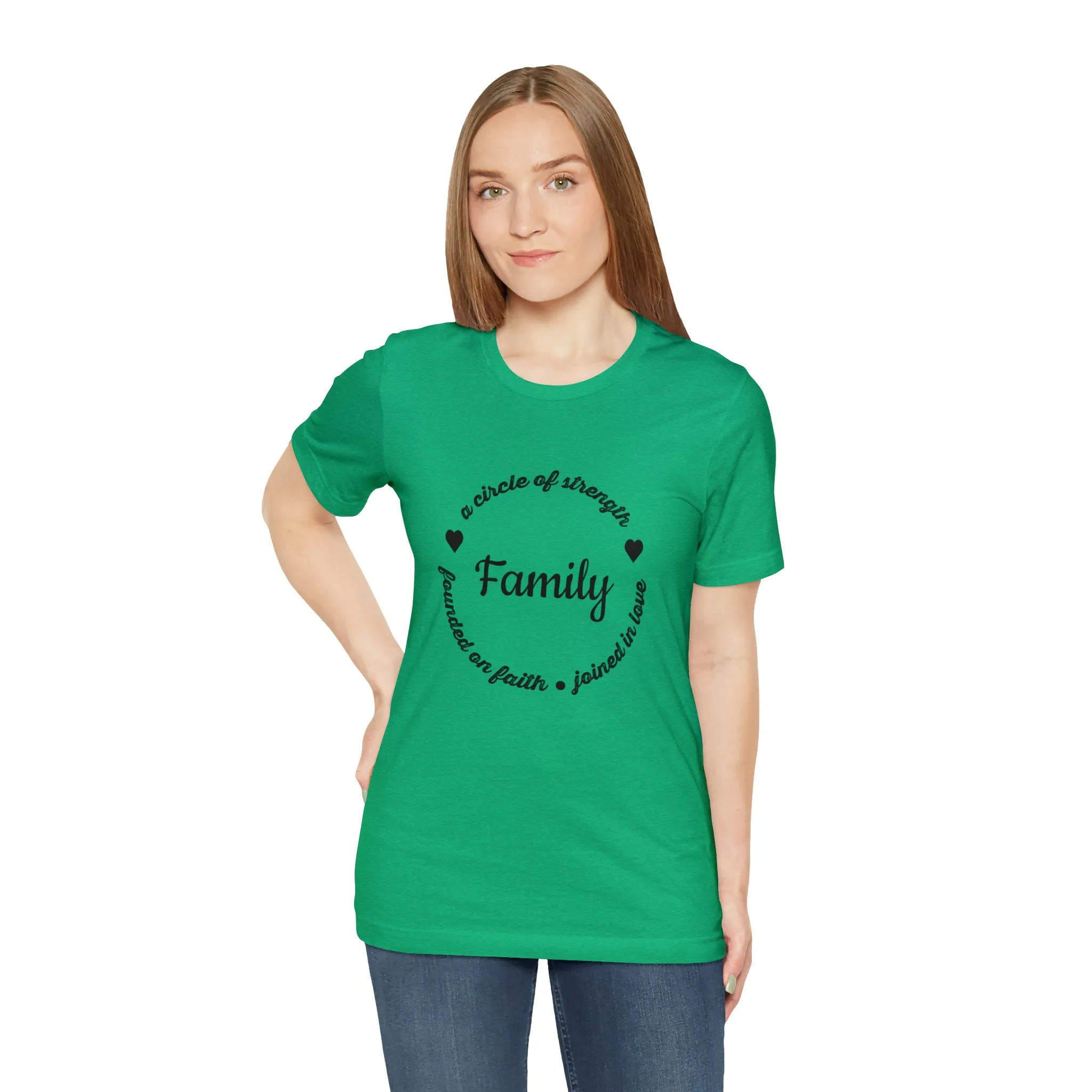 "Family" Bella Canvas Unisex Jersey Short Sleeve Tee