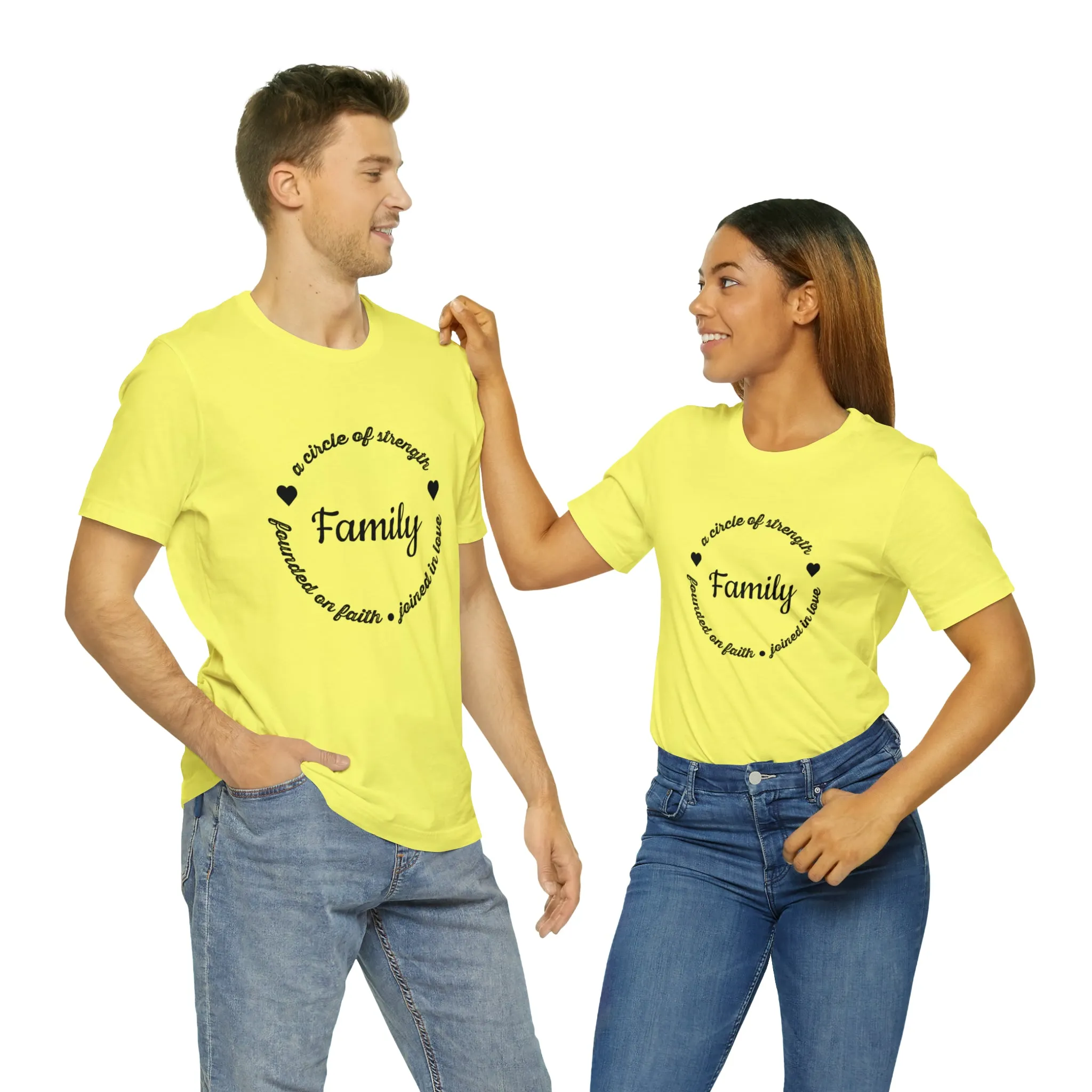 "Family" Bella Canvas Unisex Jersey Short Sleeve Tee