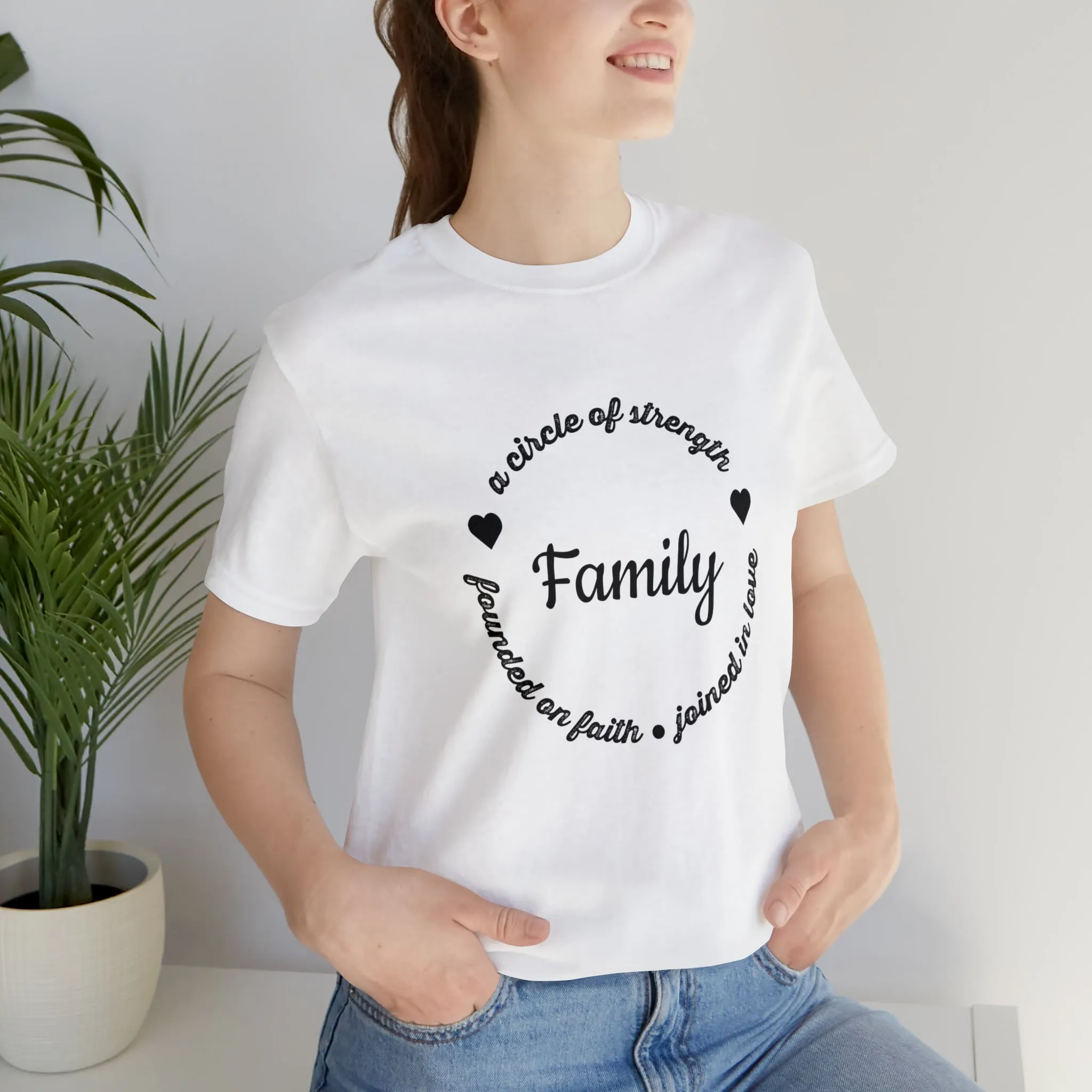 "Family" Bella Canvas Unisex Jersey Short Sleeve Tee