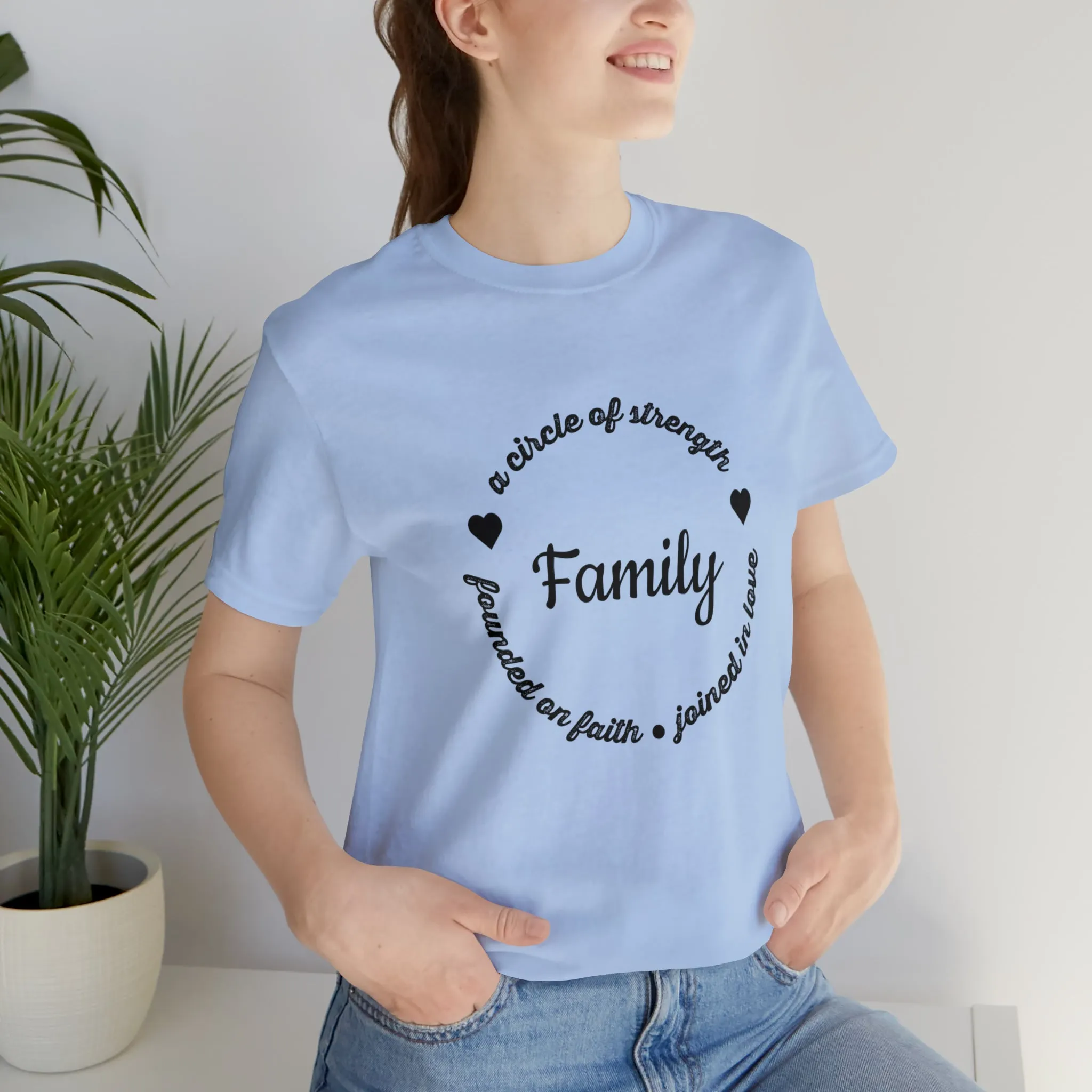 "Family" Bella Canvas Unisex Jersey Short Sleeve Tee