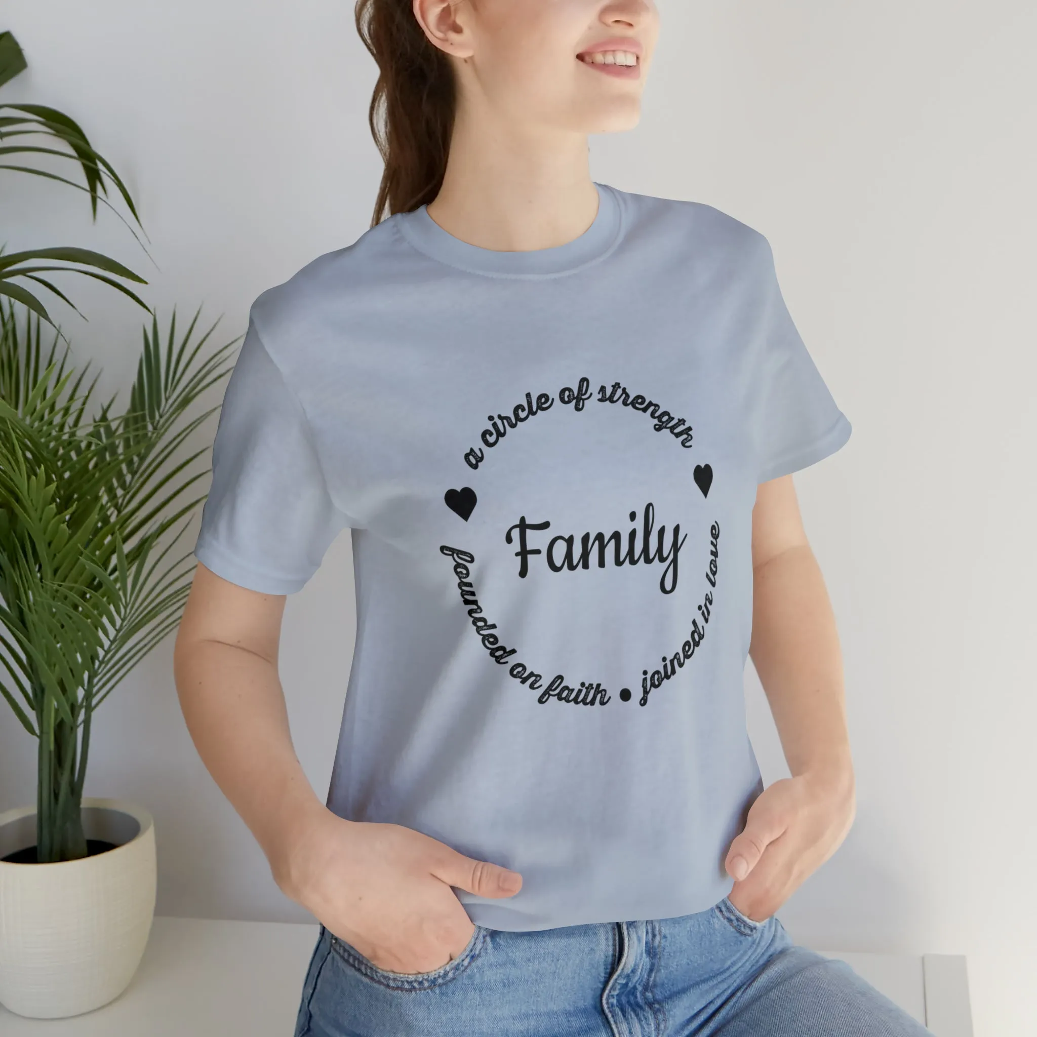 "Family" Bella Canvas Unisex Jersey Short Sleeve Tee