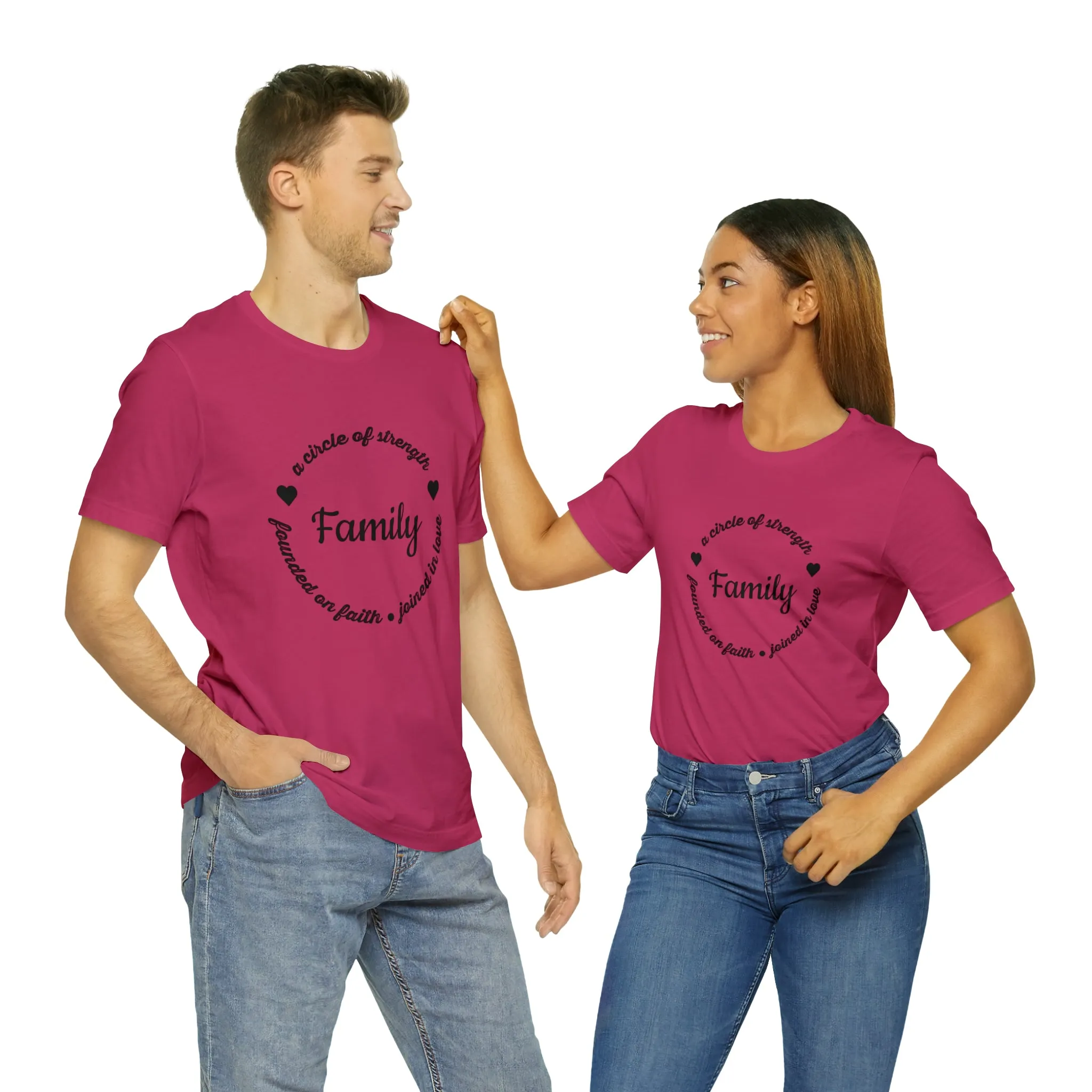 "Family" Bella Canvas Unisex Jersey Short Sleeve Tee