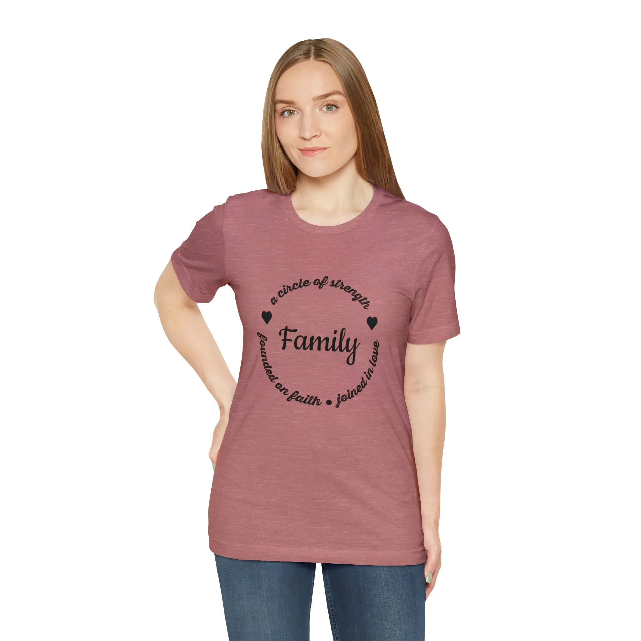 "Family" Bella Canvas Unisex Jersey Short Sleeve Tee