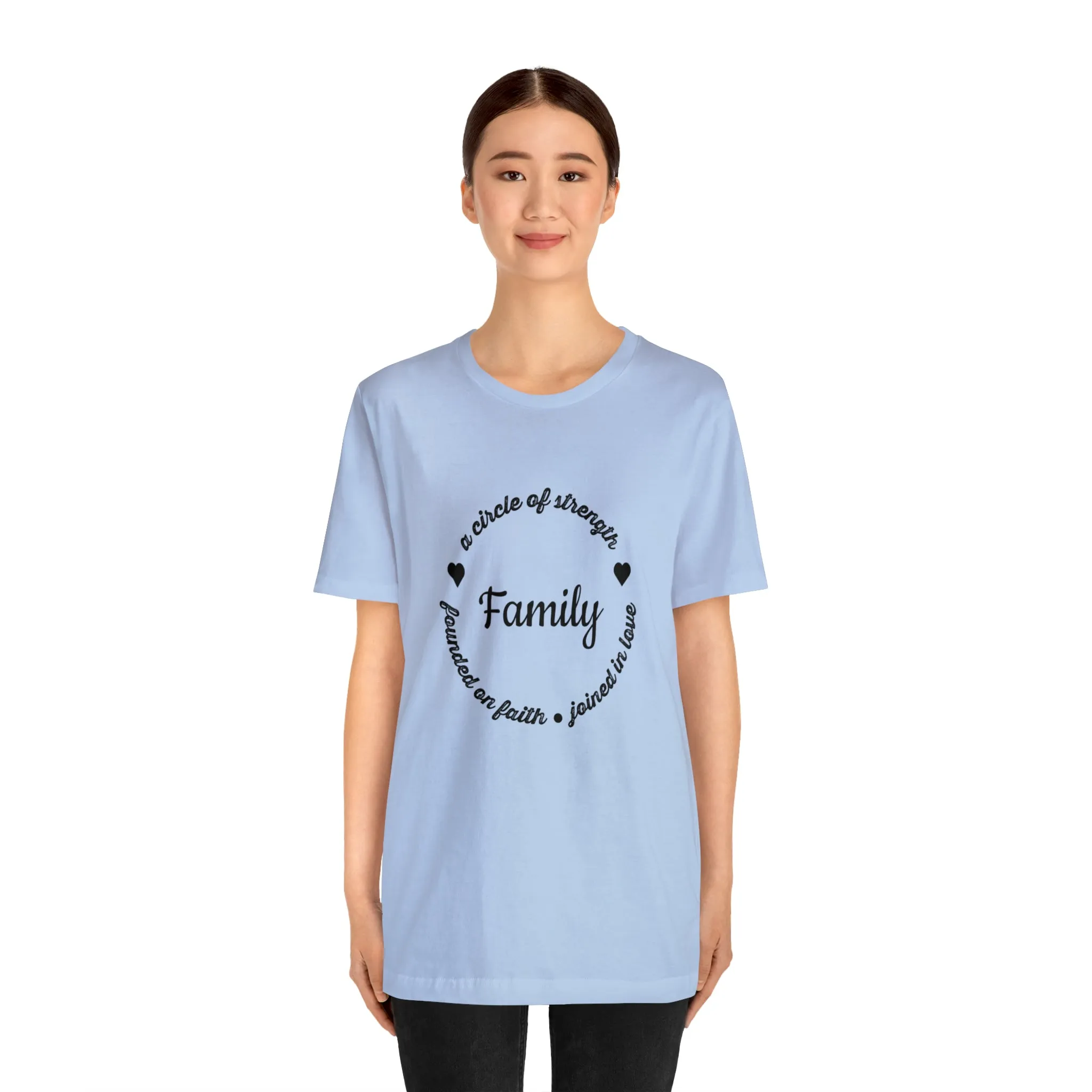 "Family" Bella Canvas Unisex Jersey Short Sleeve Tee