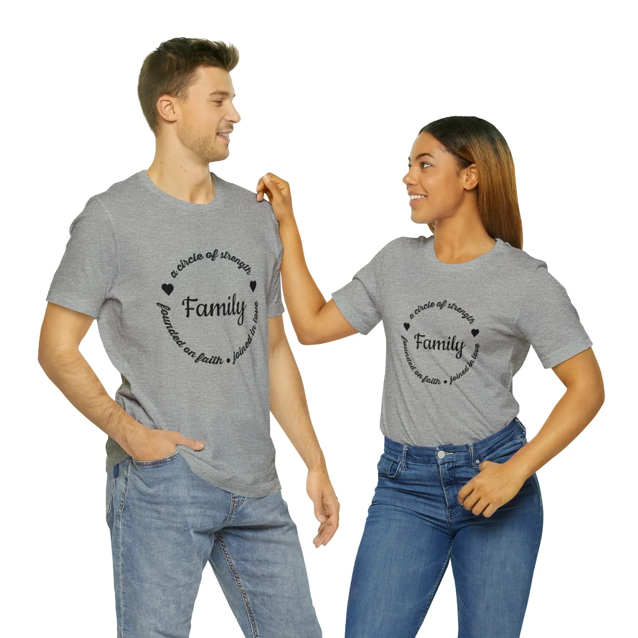 "Family" Bella Canvas Unisex Jersey Short Sleeve Tee