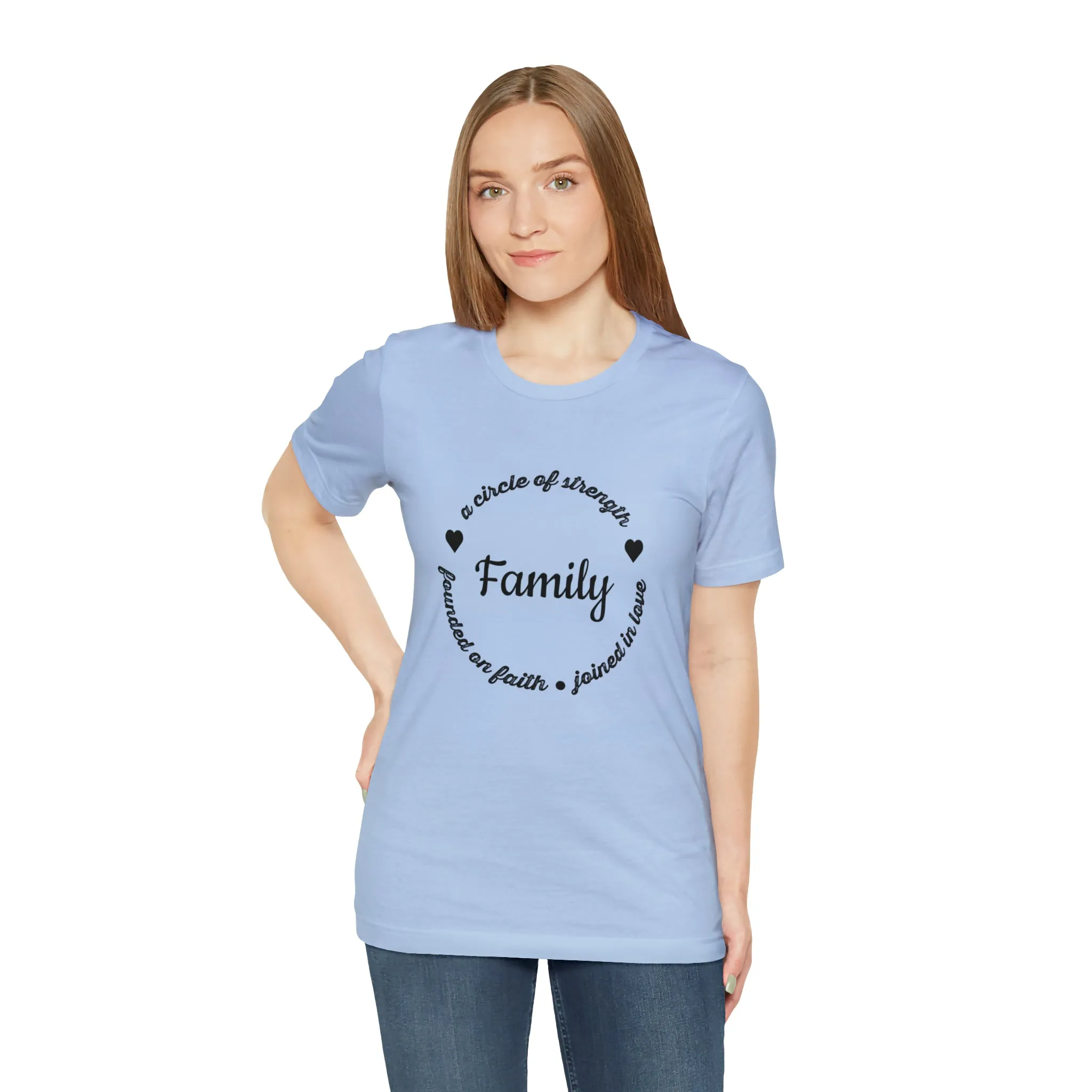 "Family" Bella Canvas Unisex Jersey Short Sleeve Tee