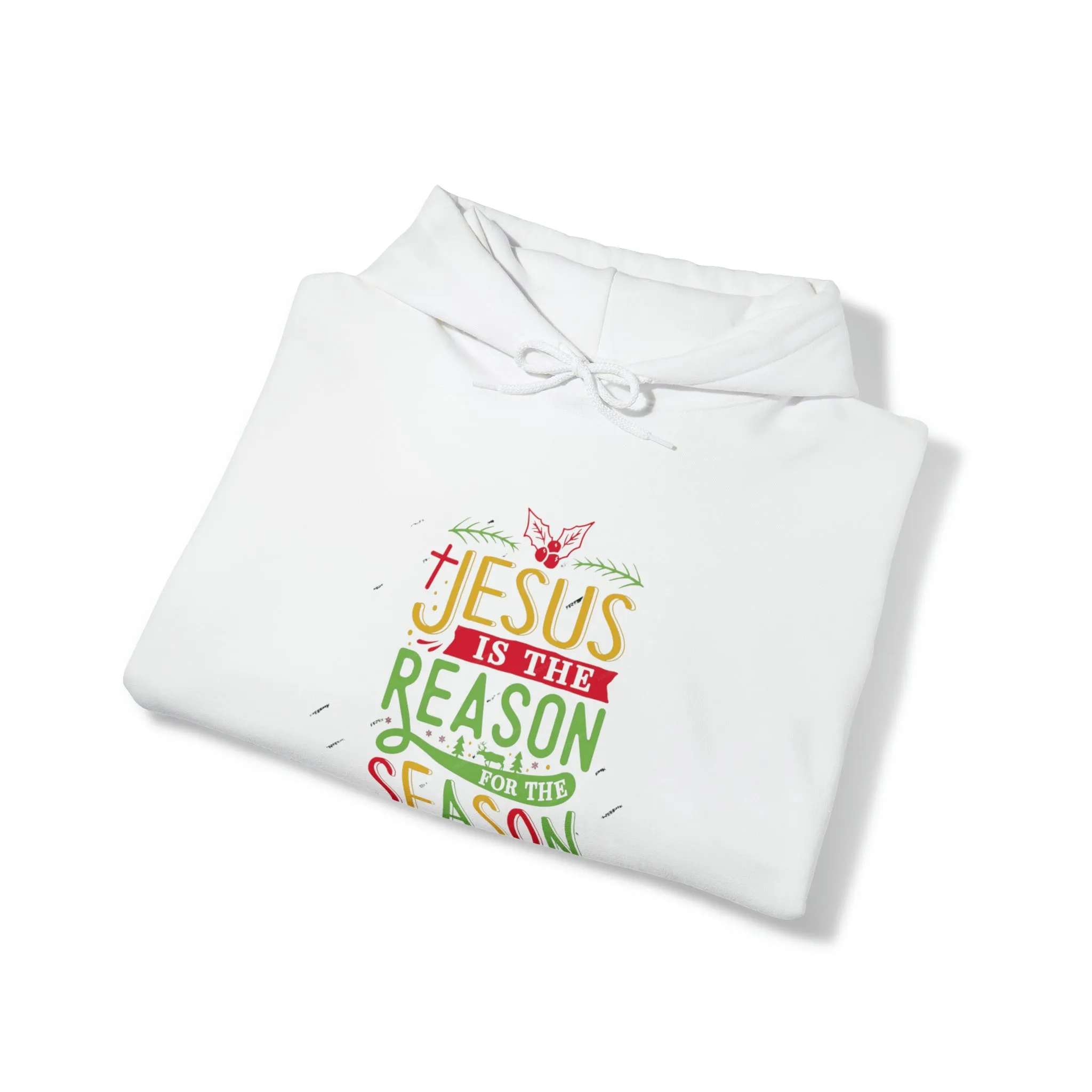 "Jesus is the reason" Unisex Heavy Blend™ Hooded Sweatshirt