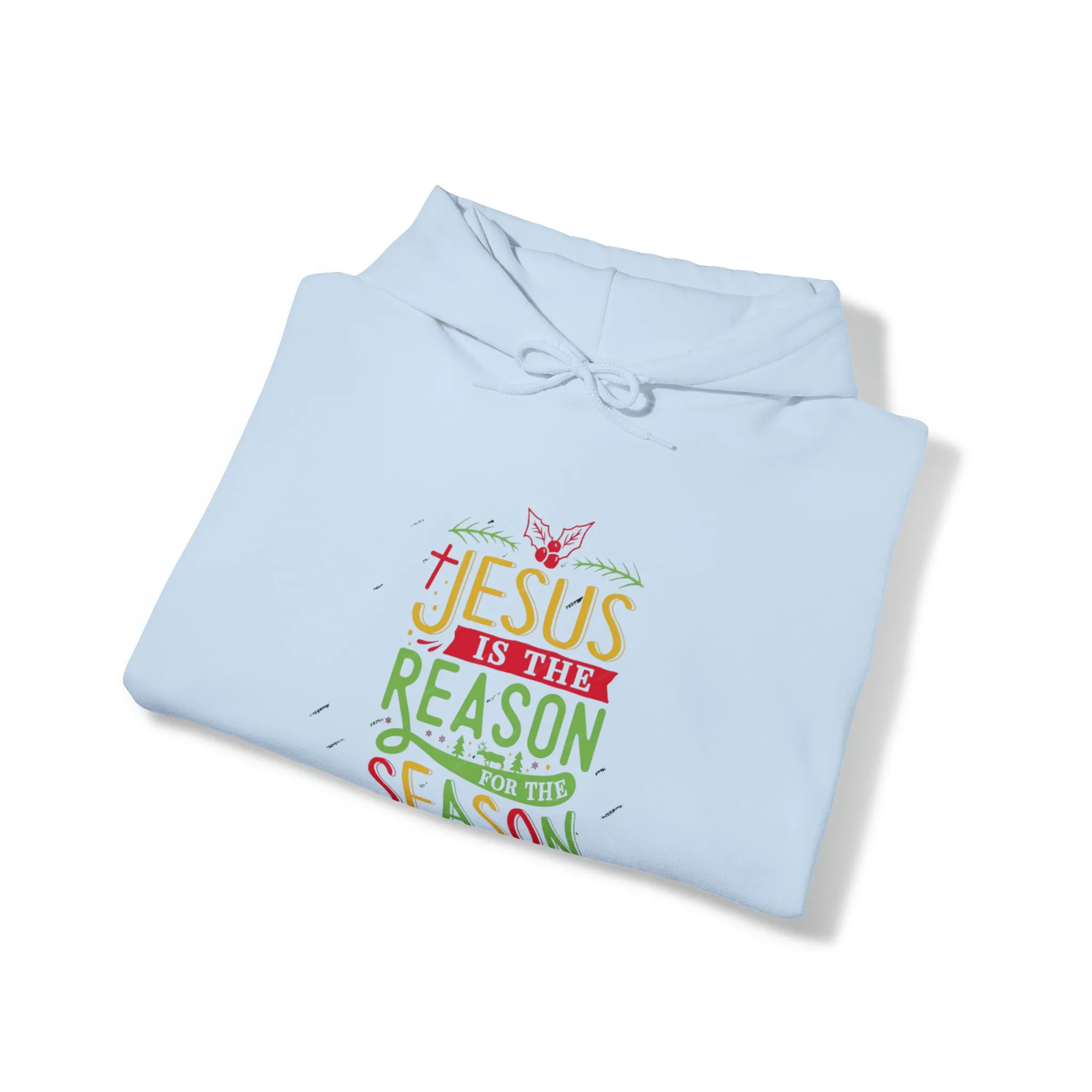 "Jesus is the reason" Unisex Heavy Blend™ Hooded Sweatshirt