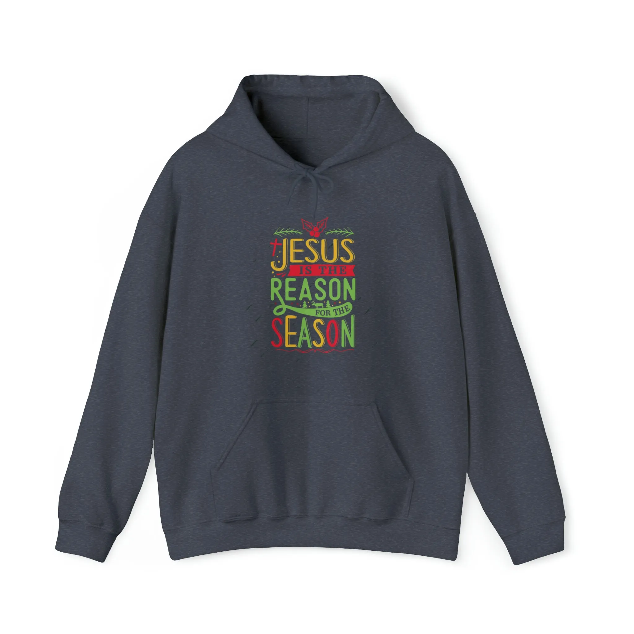 "Jesus is the reason" Unisex Heavy Blend™ Hooded Sweatshirt