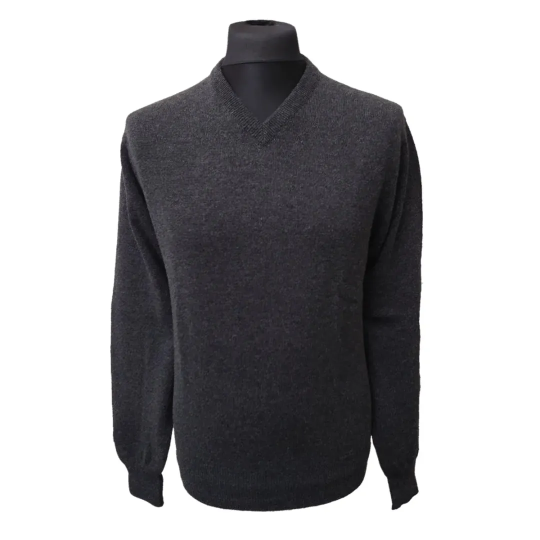 Relaxed Fit Cashmere V-Neck Jumper